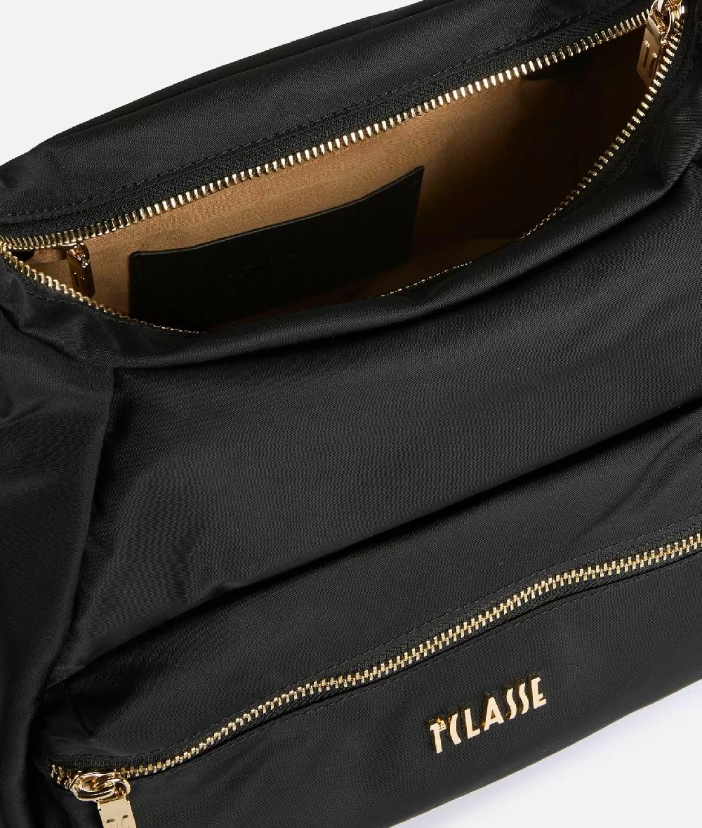 Alviero Martini 1a Classe Nylon Metaverse Tracolla Tripla Portabilità Nera