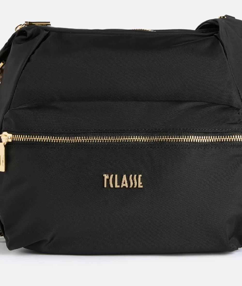 Alviero Martini 1a Classe Nylon Metaverse Tracolla Tripla Portabilità Nera