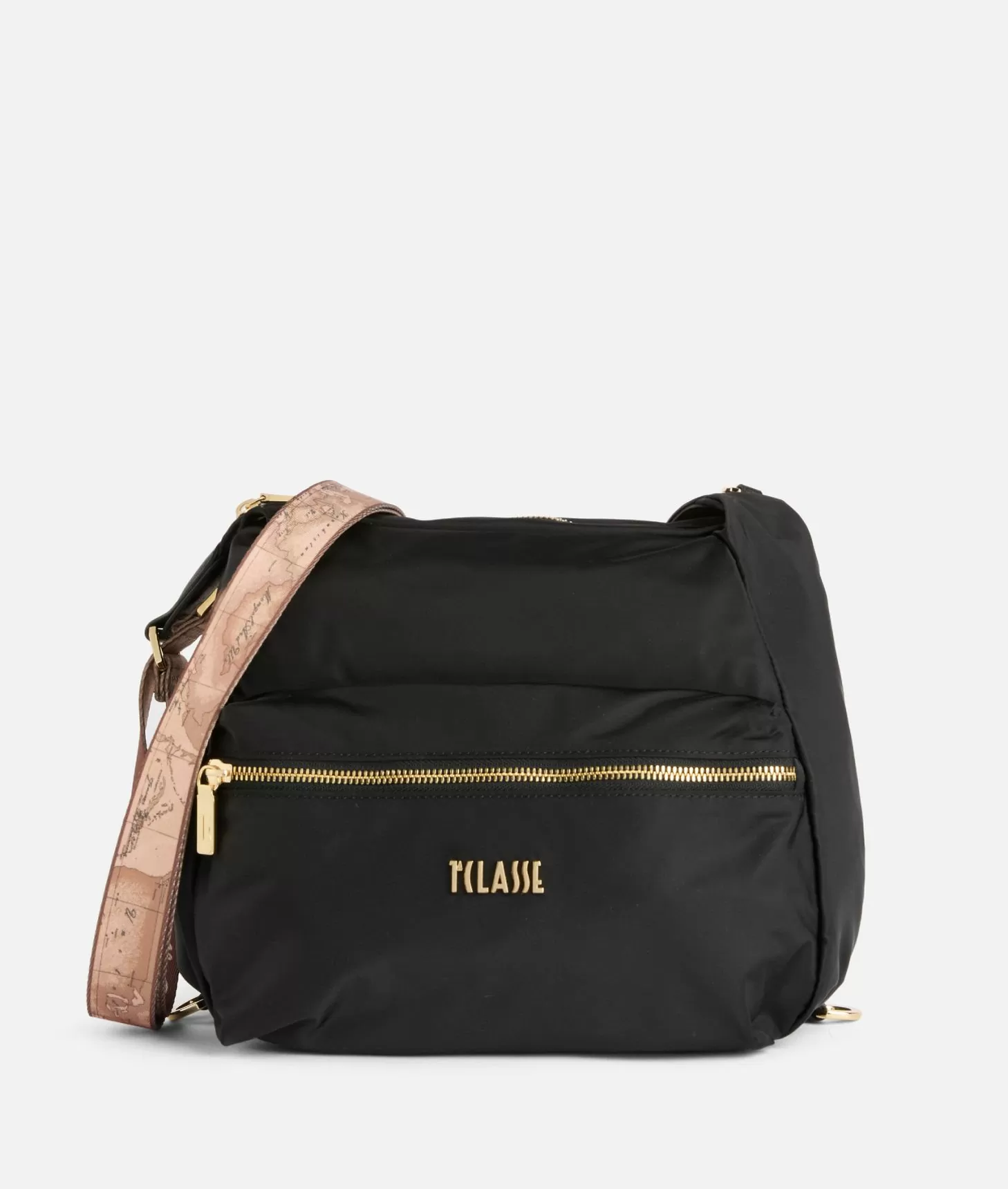 Alviero martini 1a classe Nylon Metaverse tracolla tripla portabilità Nera