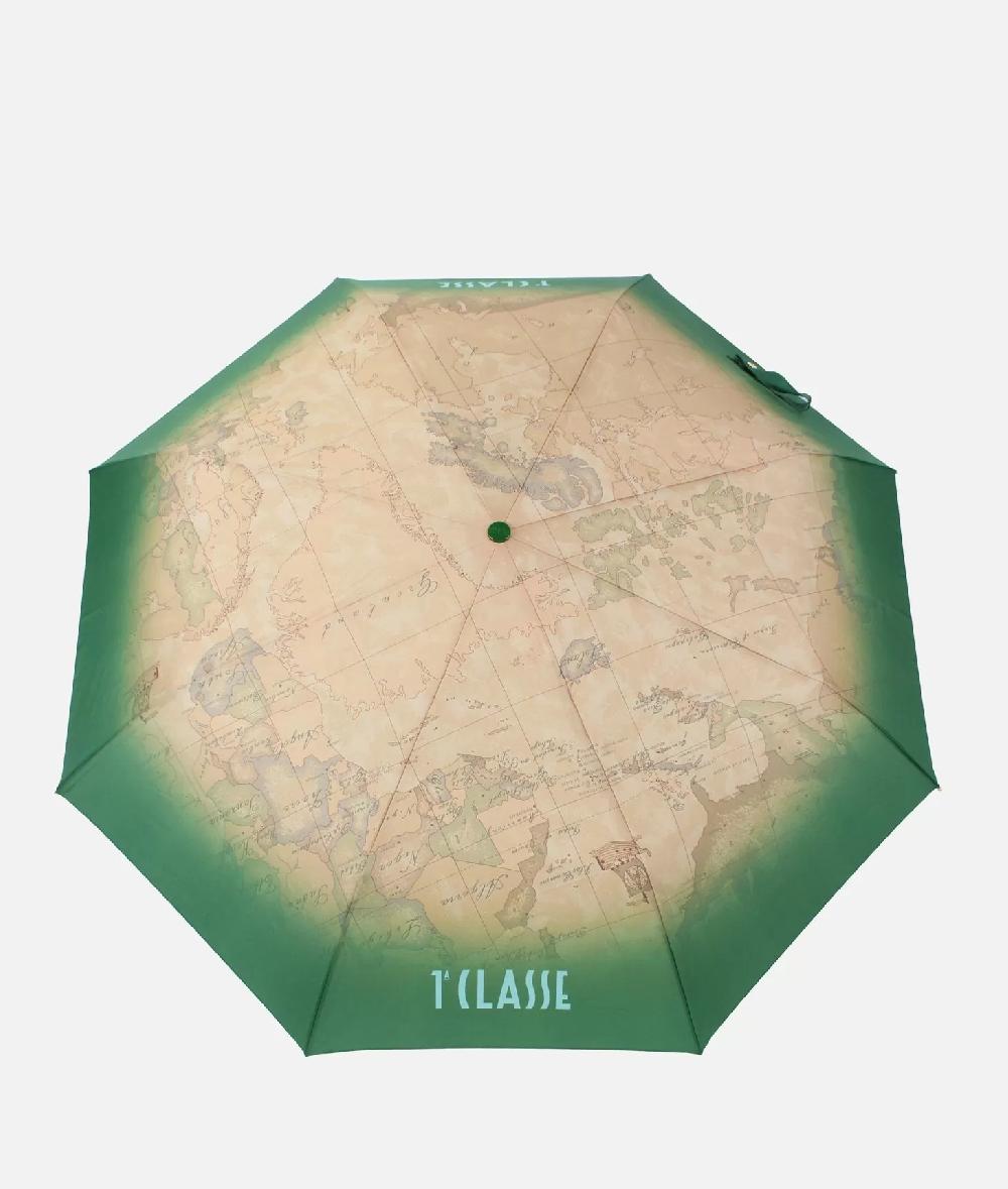 Alviero Martini 1a Classe Ombrello Geo Sfumato Mini Verde