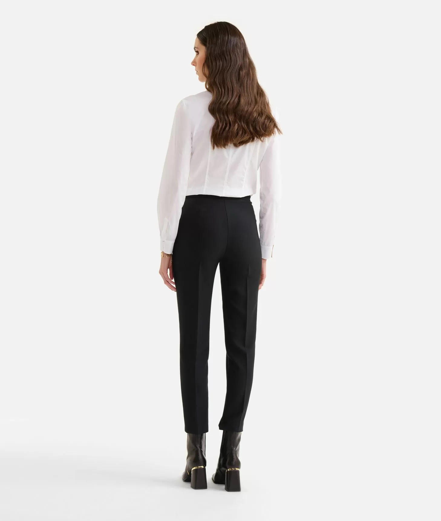 Alviero Martini 1a Classe Pantaloni Basic In Cady Inverno Neri