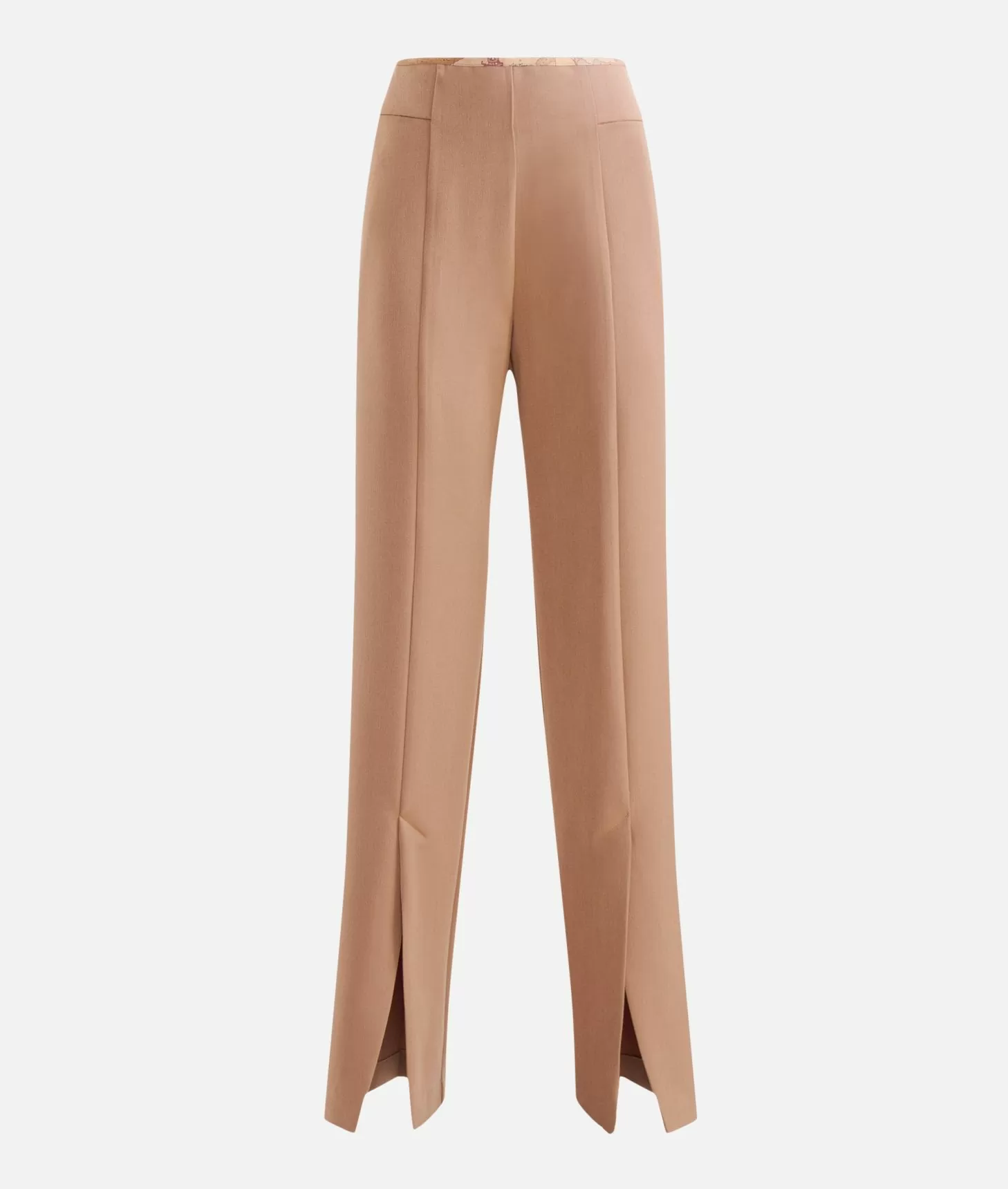 Alviero Martini 1a Classe Pantaloni Con Spacchi In Tessuto Stretch Cammello