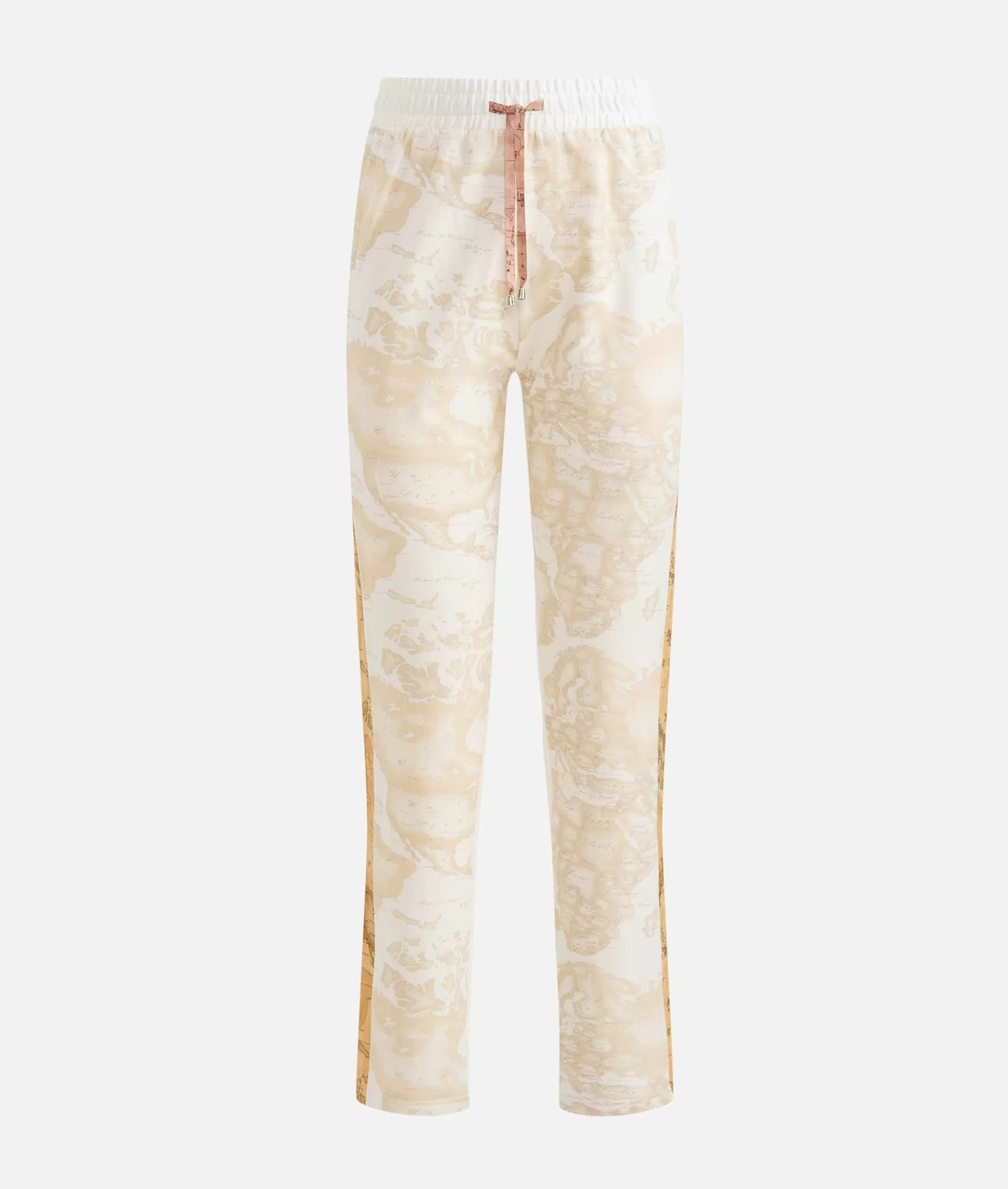 Alviero Martini 1a Classe Pantaloni In Felpa Garzata Stretch Geo Mix