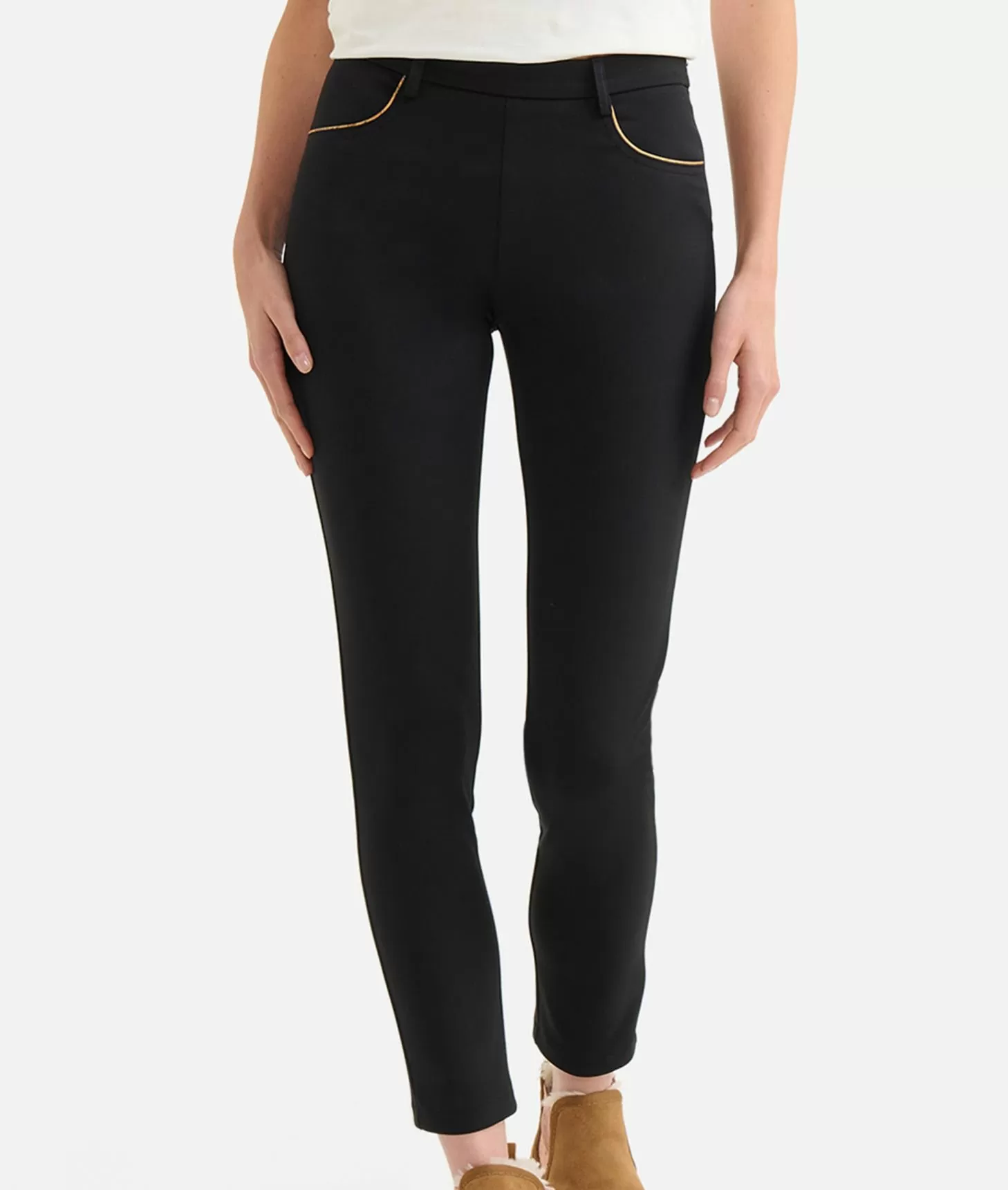 Alviero Martini 1a Classe Pantaloni In Tessuto Tecnico Scuba Neri