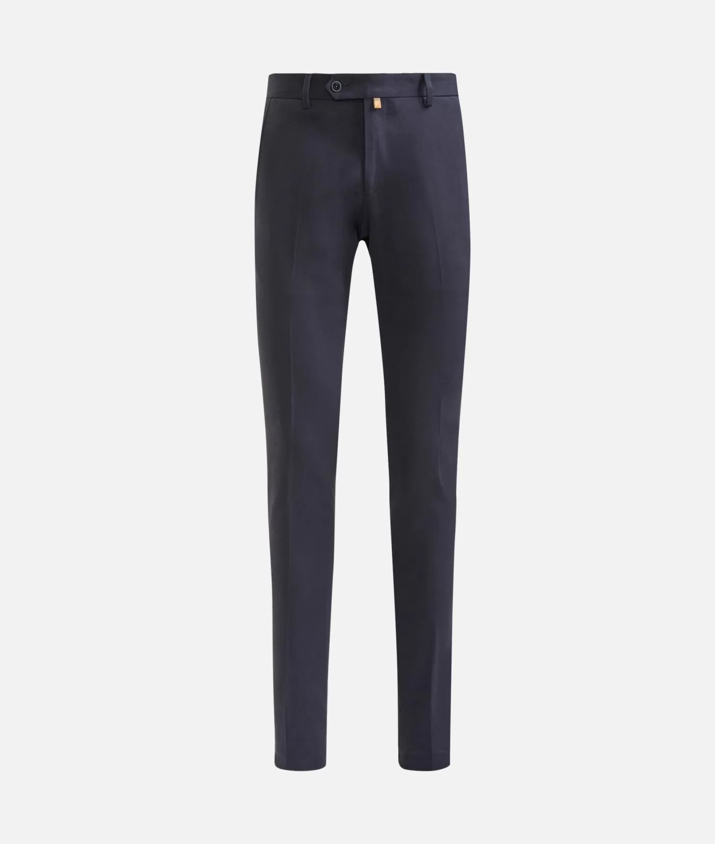 Alviero Martini 1a Classe Pantaloni Super Slim In Cotone Stretch Blu Navy