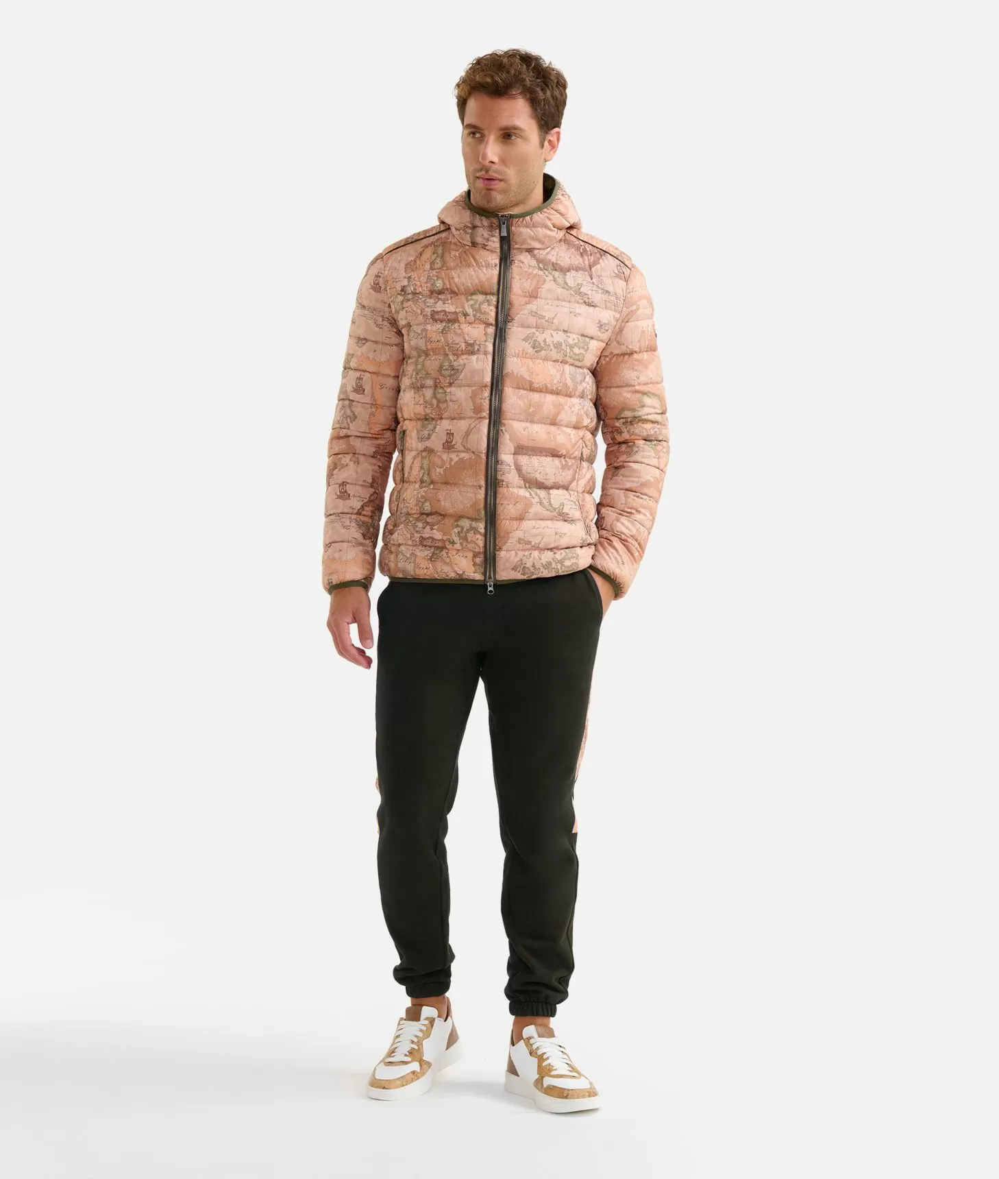 Alviero martini 1a classe Piumino in nylon trapuntato Geo Classic