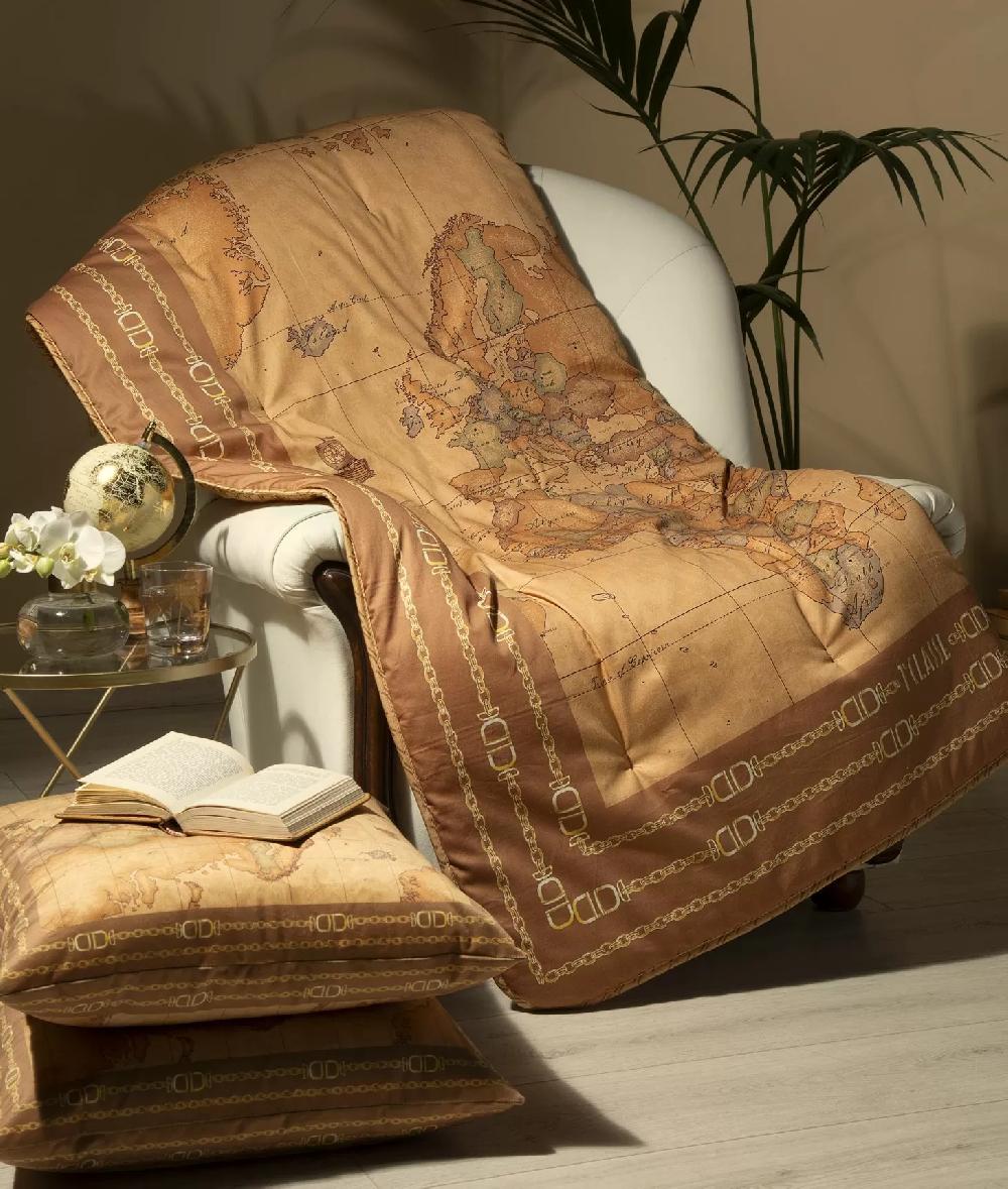 Alviero martini 1a classe Plaid in raso di cotone stampa Geo Classic Chain