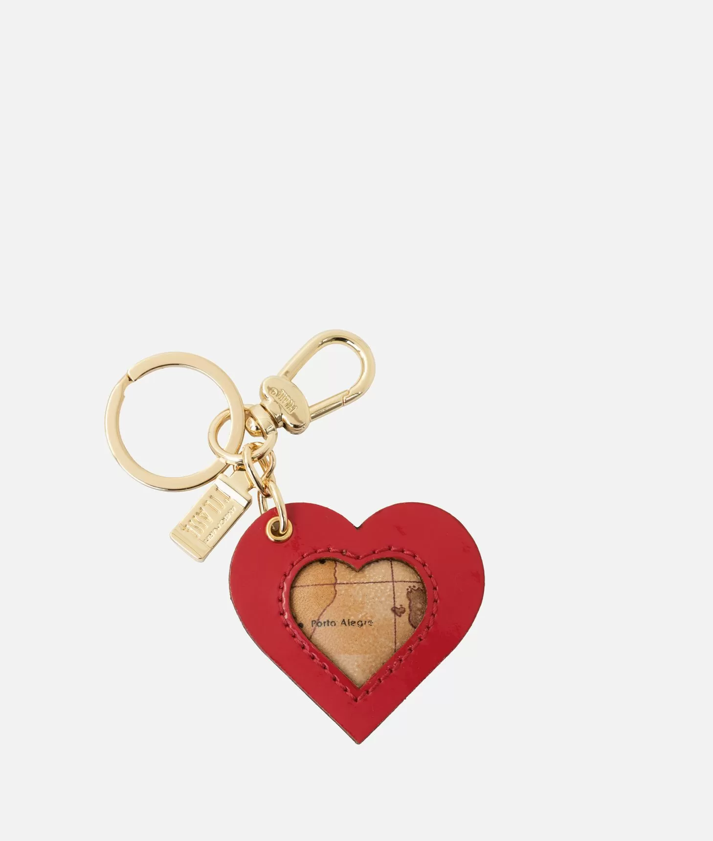 Alviero martini 1a classe Portachiavi a forma di cuore Rosso