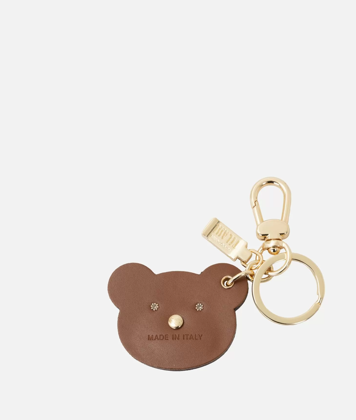 Alviero Martini 1a Classe Portachiavi A Forma Di Orsetto Castagna