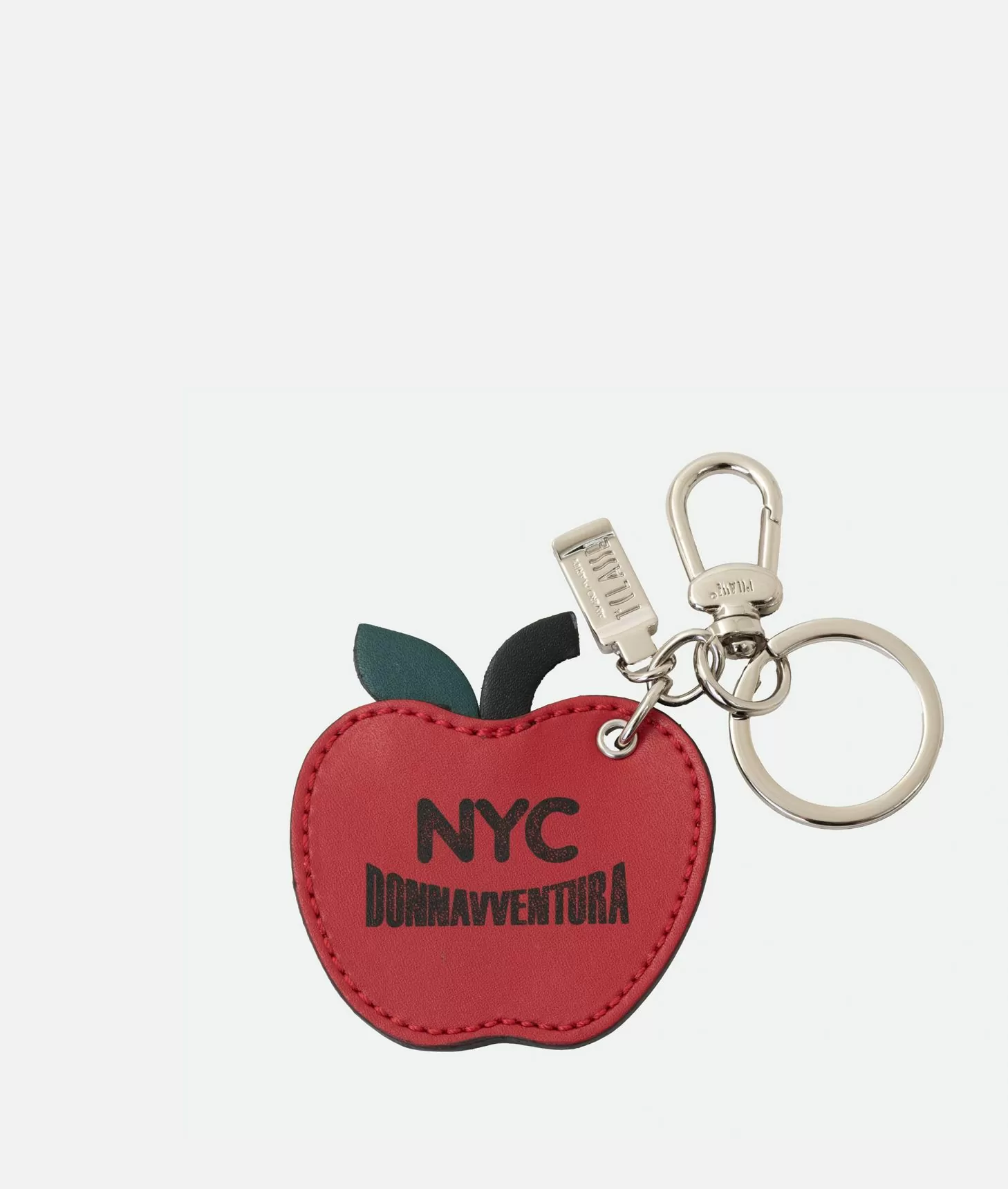 Alviero martini 1a classe Portachiavi in pelle Grande Mela Rosso Scarlatto