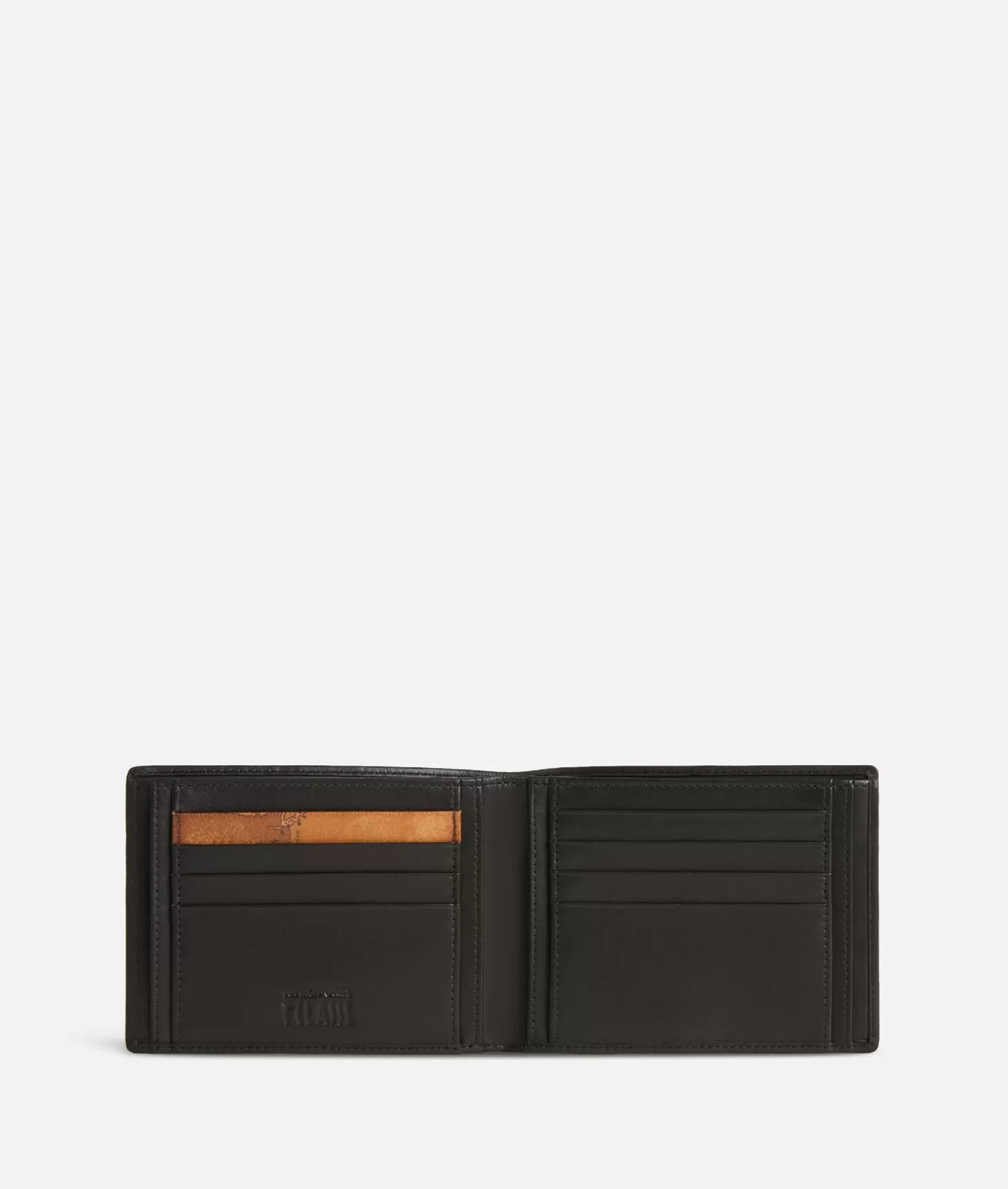 Alviero Martini 1a Classe Portafogli Medio In Pelle Rifinito In Tessuto Geo Classic