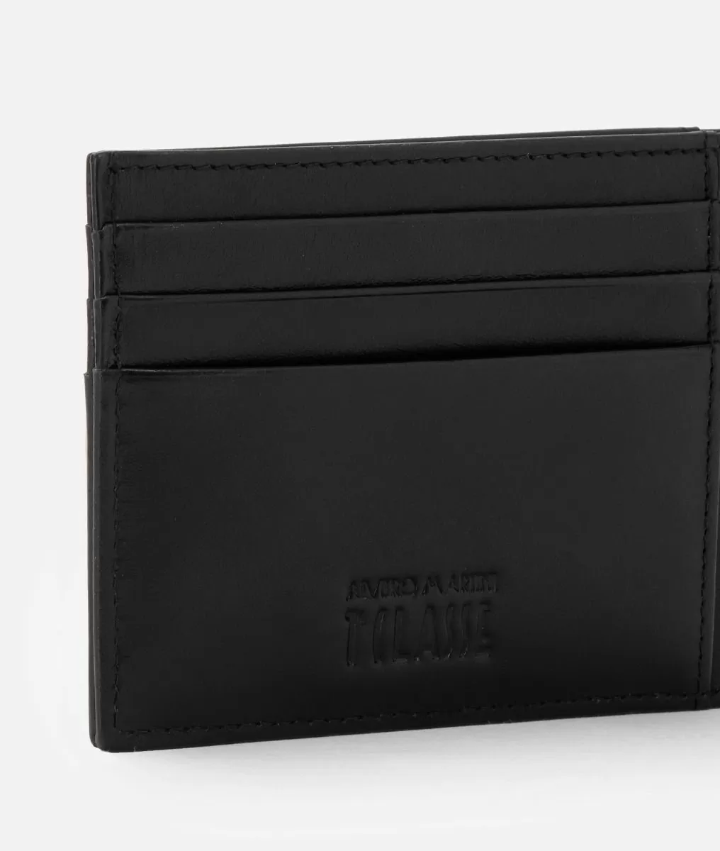 Alviero Martini 1a Classe Portatessere In Pelle Liscia Nero