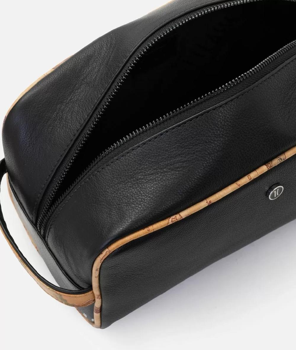 Alviero Martini 1a Classe Pouche In Pelle Con Dettagli In Stampa Geo Classic Nero