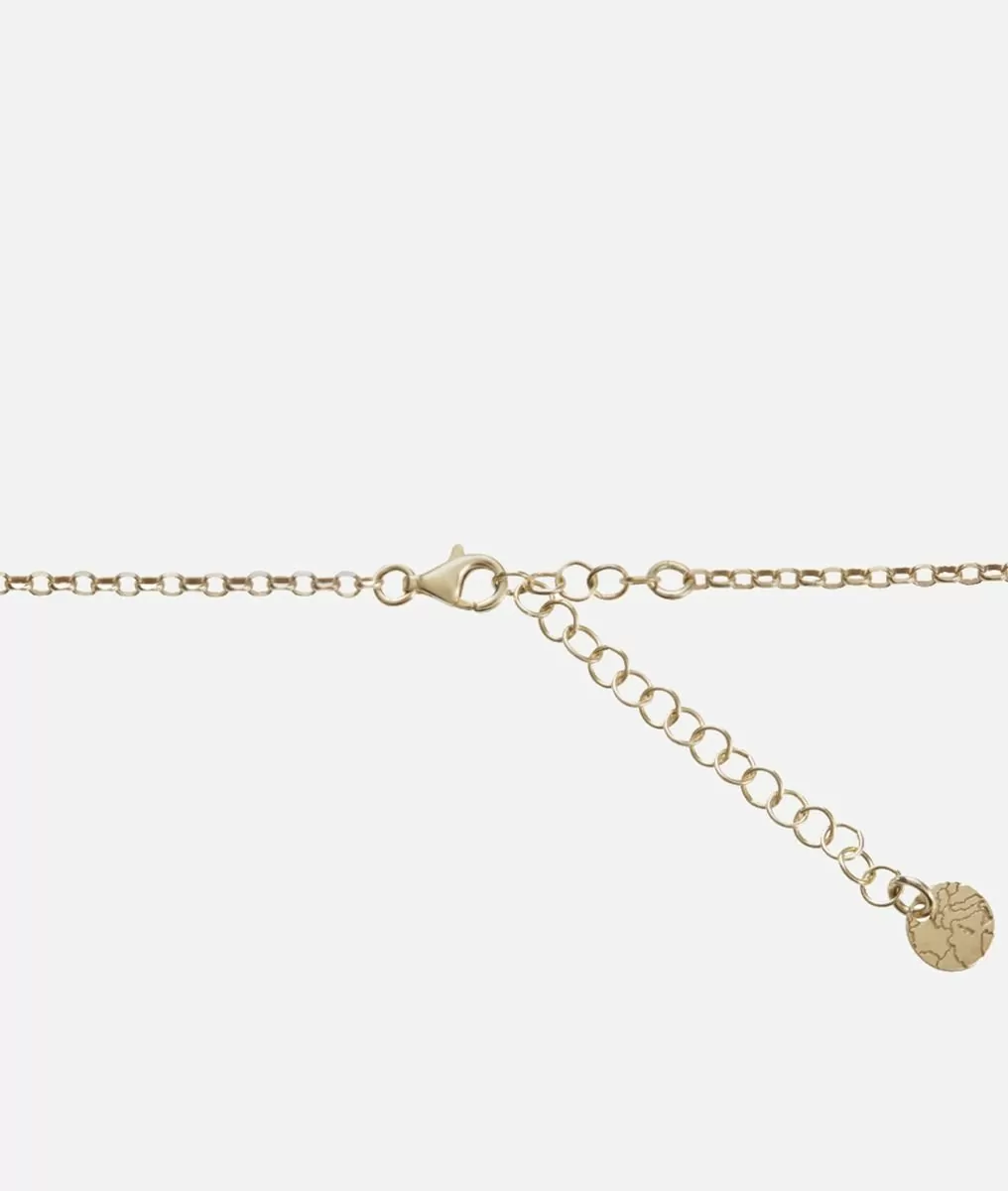 Alviero Martini 1a Classe Rambla Collana In Argento Con Charms Bagnata In Oro Giallo