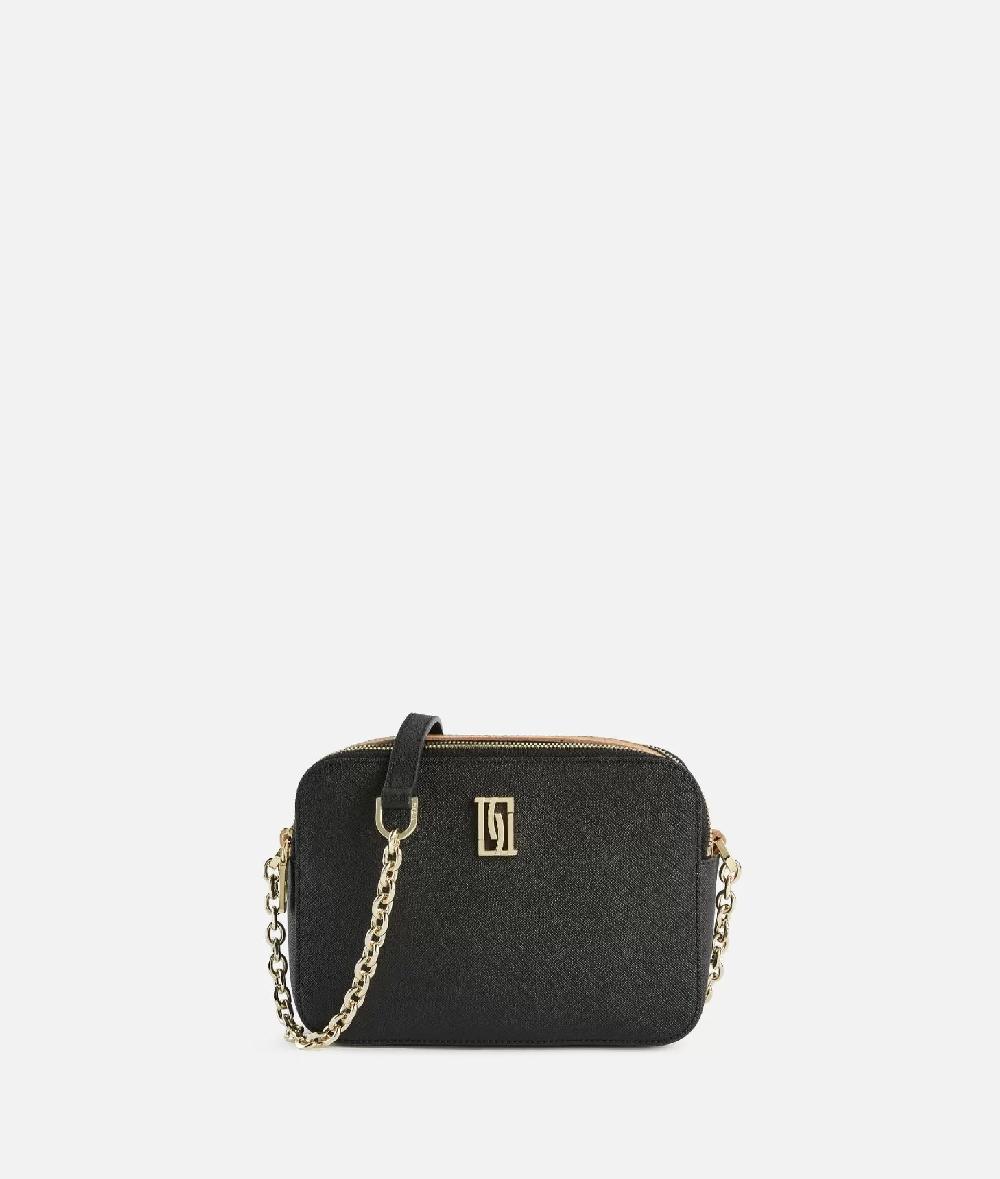 Alviero martini 1a classe Rich Winter Bag tracollina reporter con inserto Geo Classic Nera