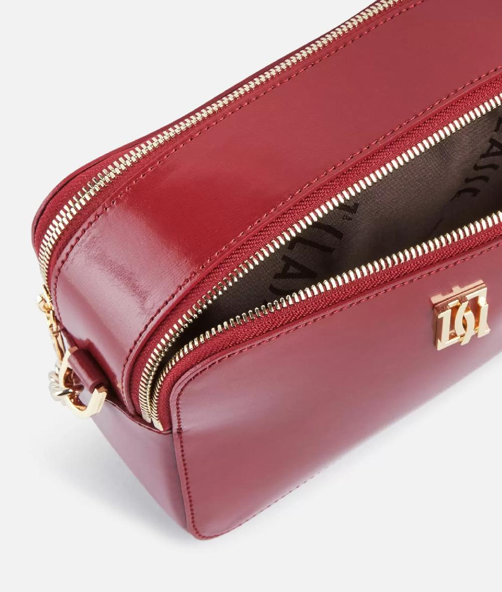 Alviero Martini 1a Classe Rich Winter Bag Tracollina Reporter Doppia Zip Lampone