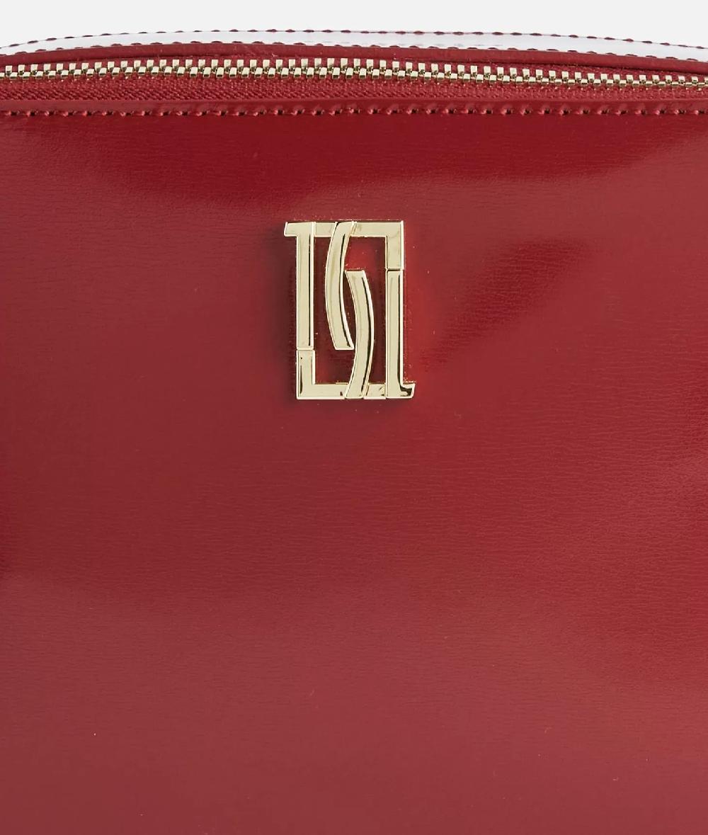 Alviero Martini 1a Classe Rich Winter Bag Tracollina Reporter Doppia Zip Lampone