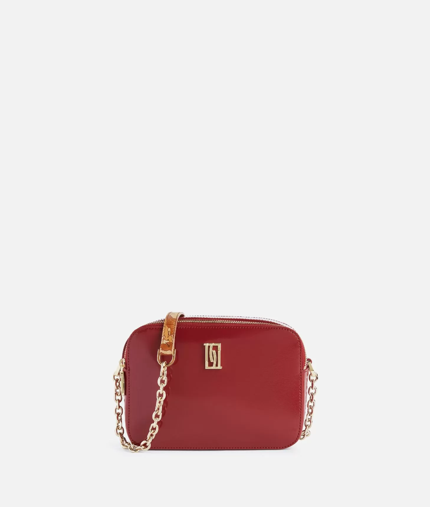 Alviero martini 1a classe Rich Winter Bag tracollina reporter doppia zip Lampone