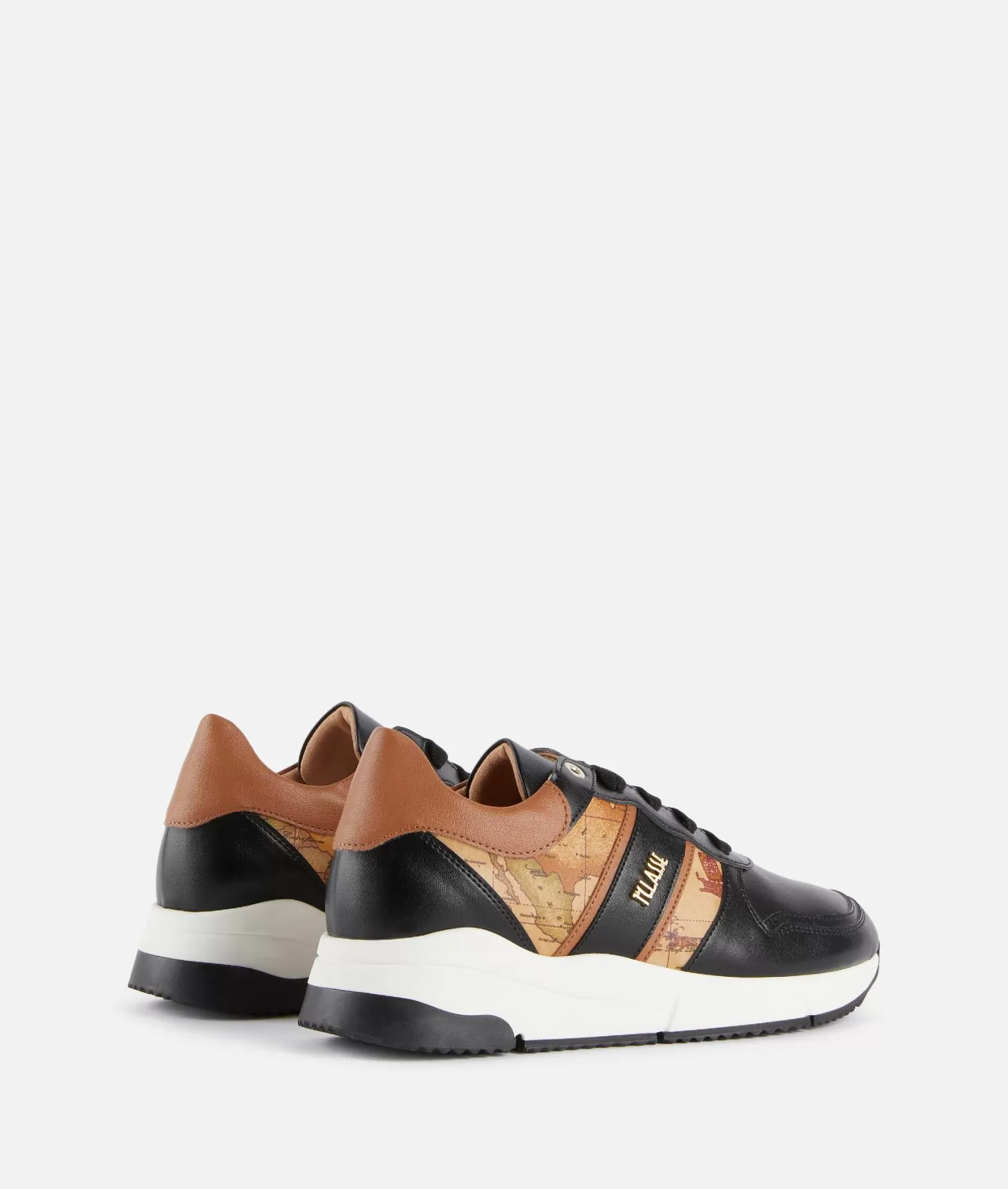 Alviero Martini 1a Classe Running In Eco Nappa Con Logo E Dettagli Geo Classic Nere