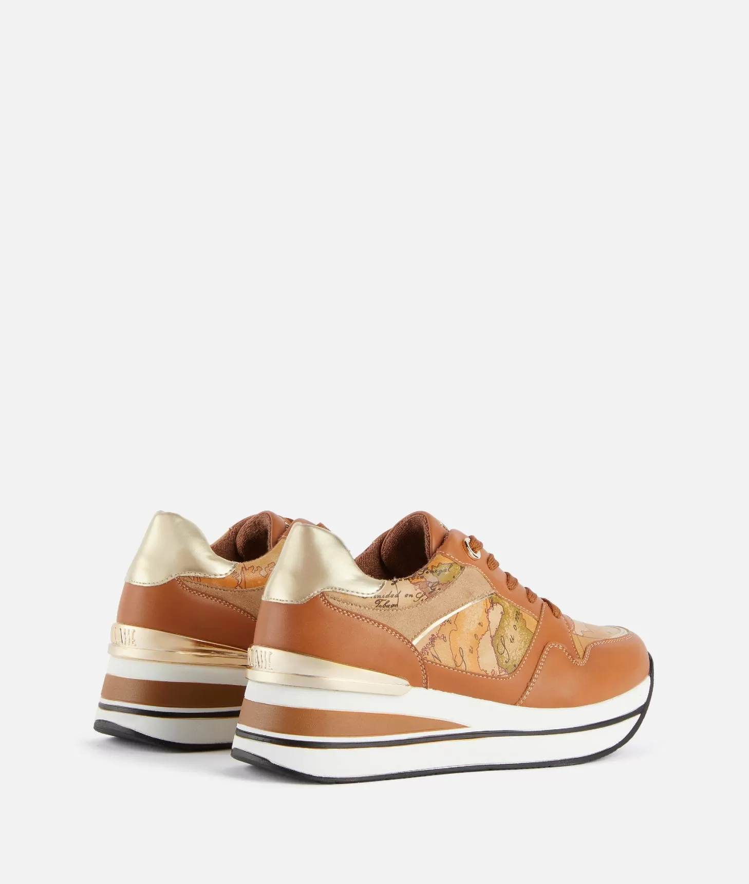 Alviero Martini 1a Classe Running In Eco Nappa Con Mix Materico Cuoio