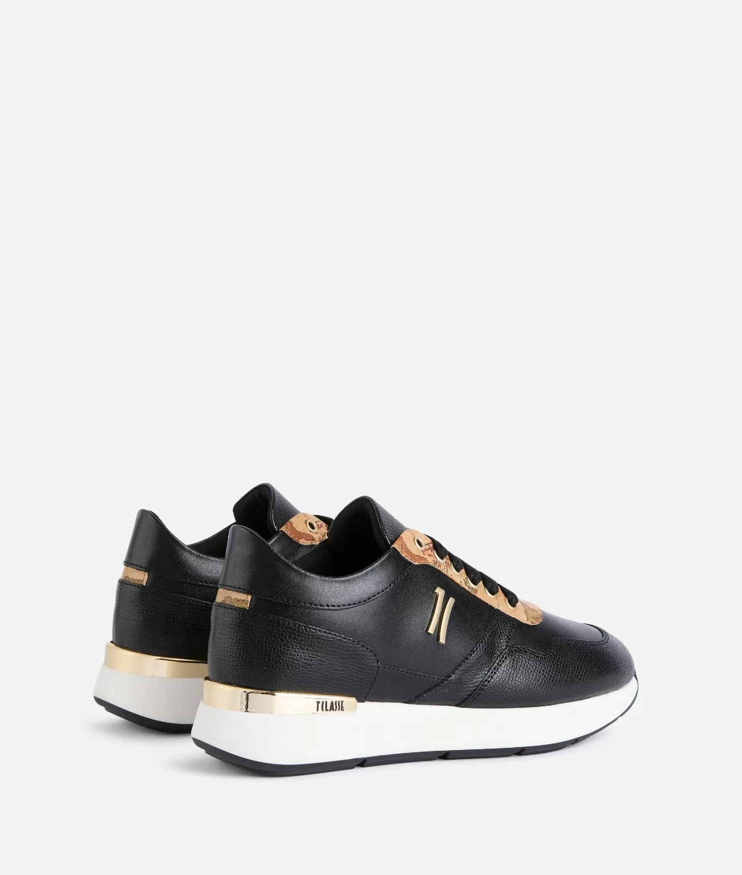 Alviero Martini 1a Classe Running In Pelle Granatina Con Logo 1C Nere