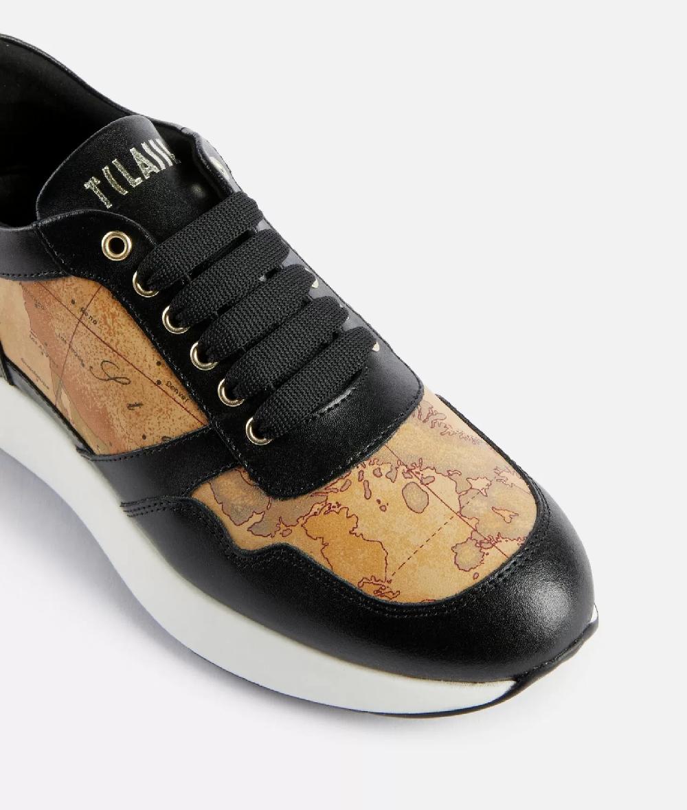 Alviero Martini 1a Classe Running In Pelle Liscia Con Dettagli Geo Classic Nere