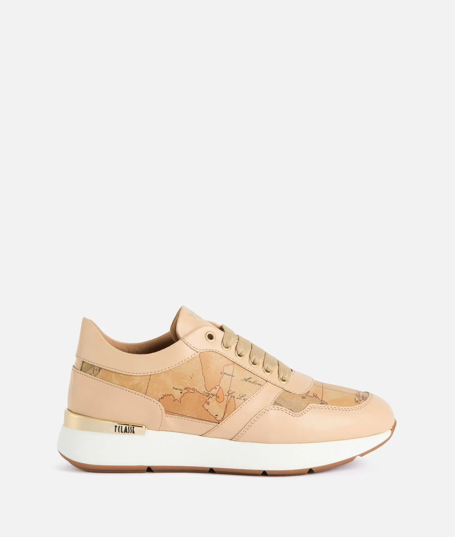 Alviero martini 1a classe Running in pelle liscia con dettagli Geo Classic Naturali