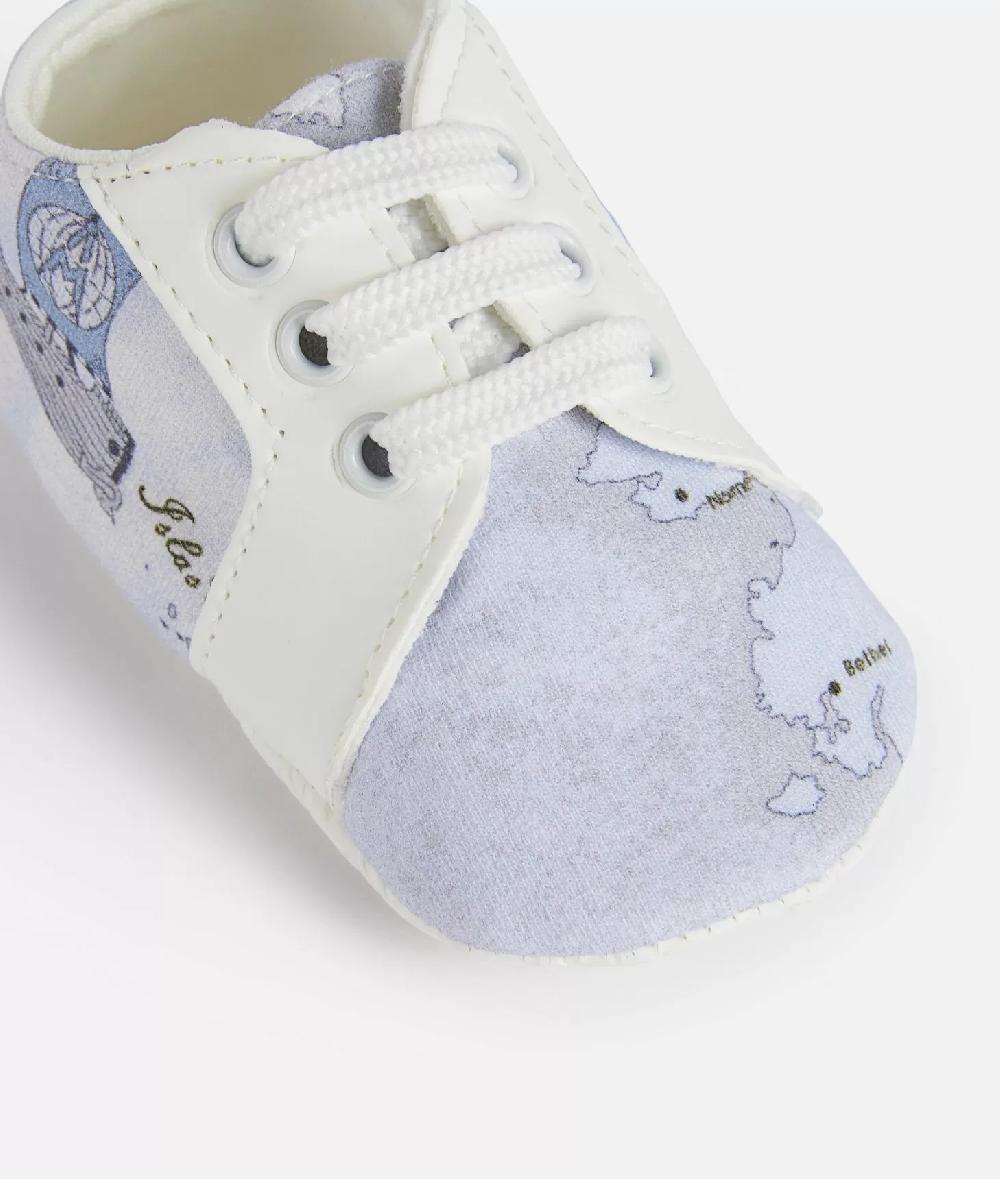 Alviero Martini 1a Classe Scarpine Geo Lord Azzurre