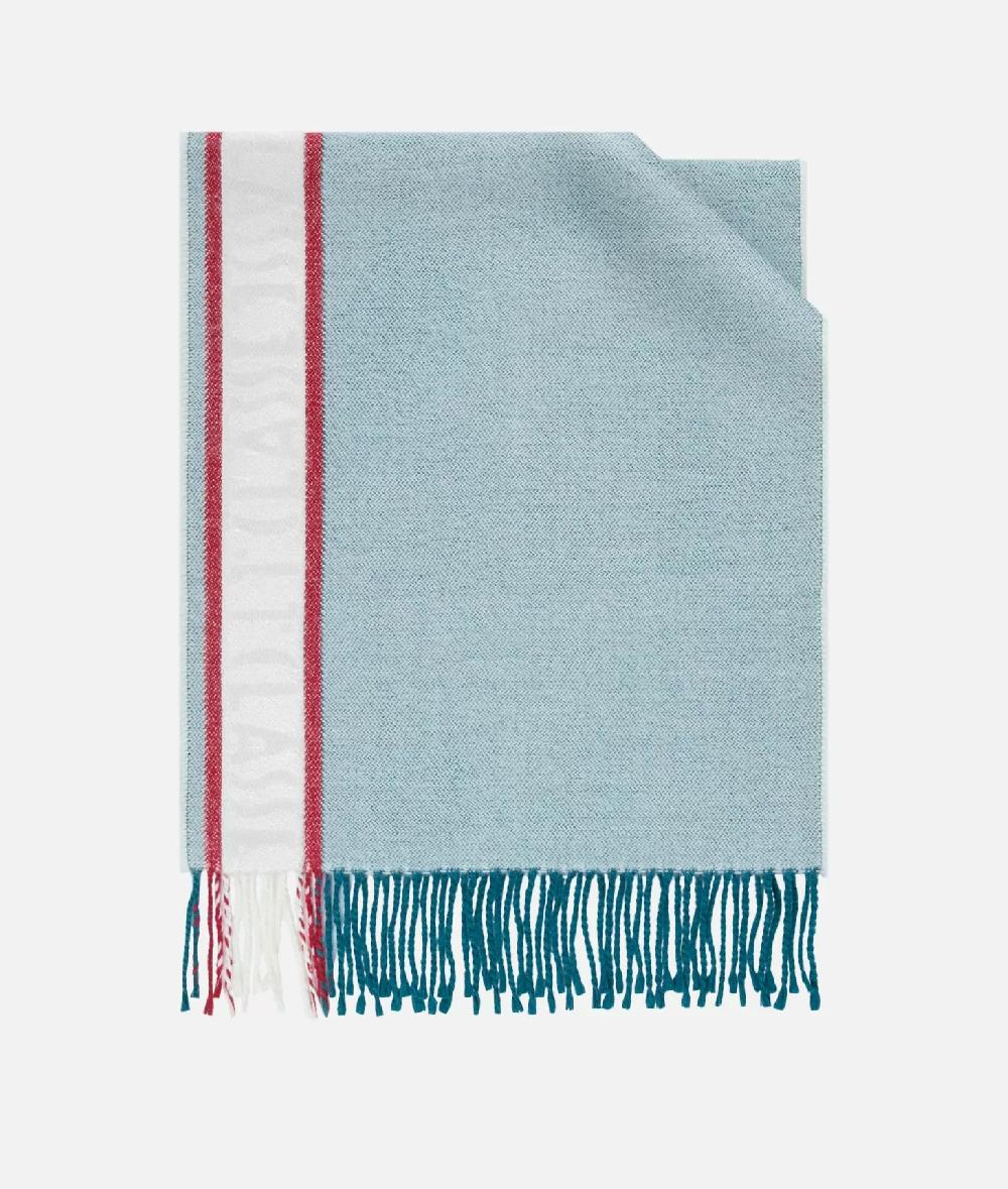 Alviero martini 1a classe Sciarpa Color Block con logo 38x200 Grigio Chiaro