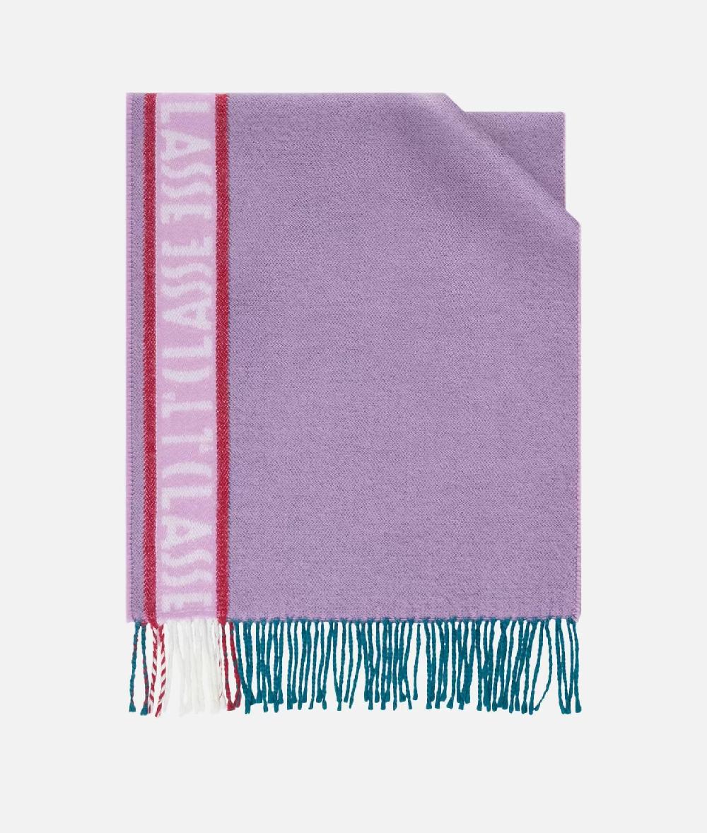 Alviero martini 1a classe Sciarpa Color Block con logo 38x200 Lavanda