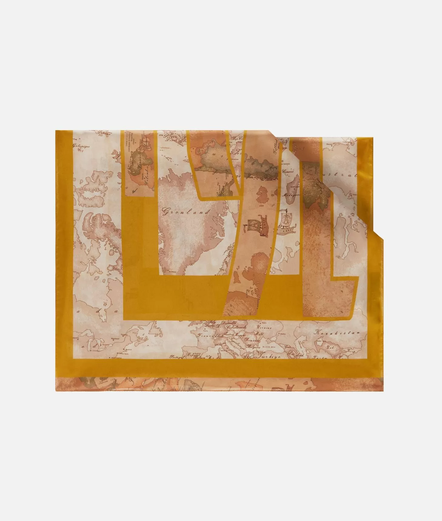 Alviero martini 1a classe Sciarpa con gioiello 1C Mirror 48x150 Olio