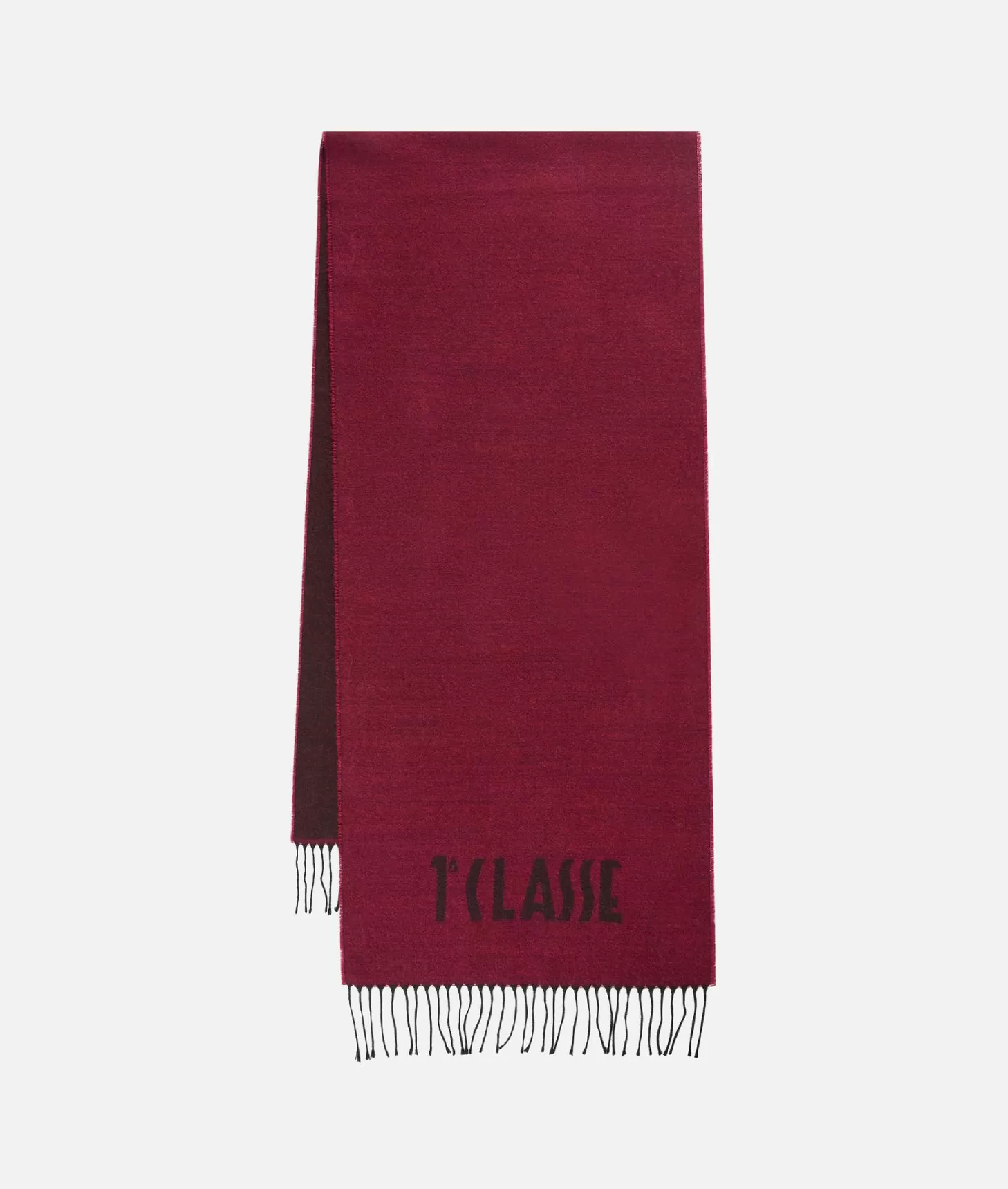 Alviero Martini 1a Classe Sciarpa Con Logo Piccolo 40x180 Lampone