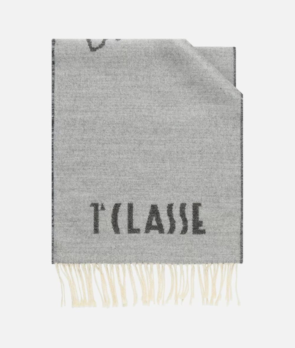 Alviero martini 1a classe Sciarpa Geo Filetto 38x200 Grigio Medio