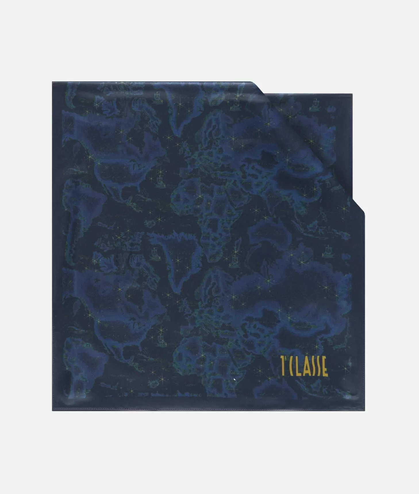 Alviero martini 1a classe Sciarpa Geo Midnight 45 x 180 Blu Notte