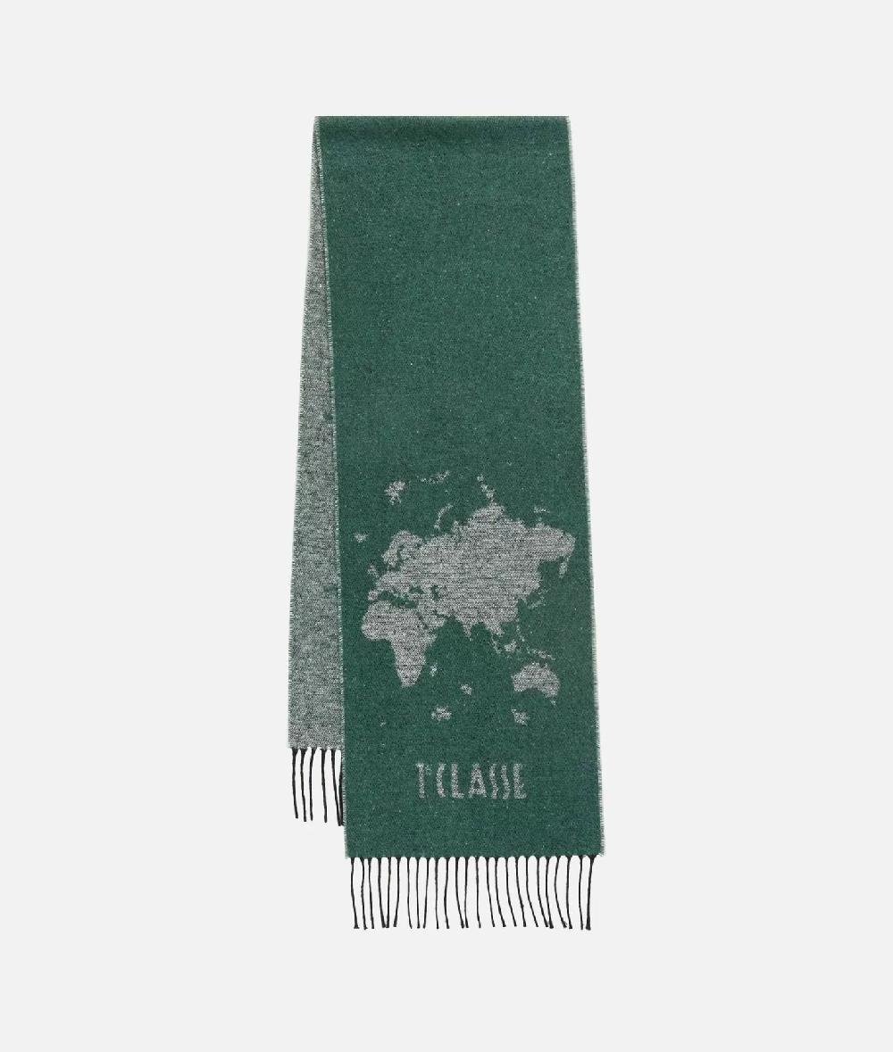 Alviero Martini 1a Classe Sciarpa Geo Pieno 30x180 Giada