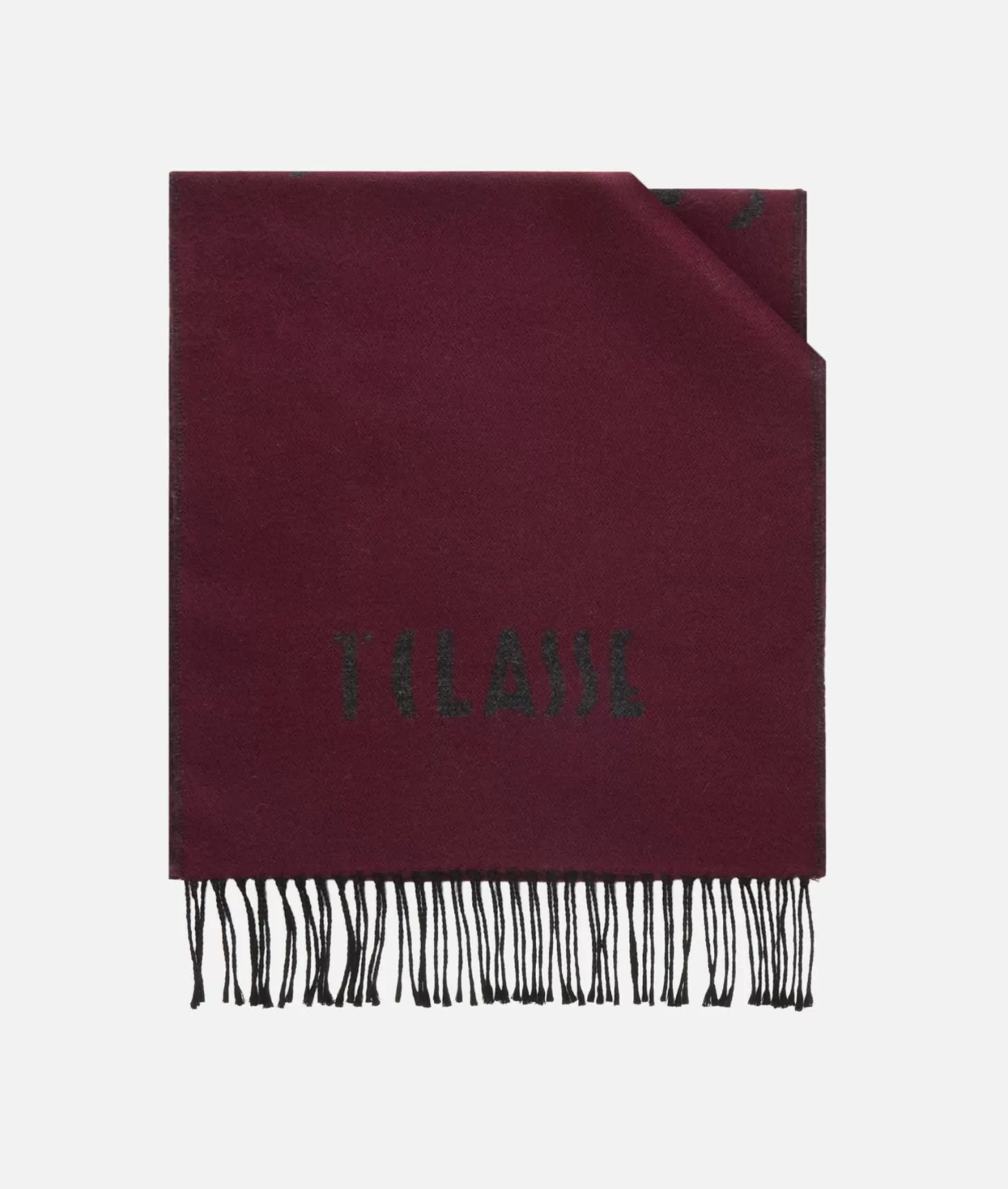 Alviero martini 1a classe Sciarpa Geo Pieno 40x180 Bordeaux