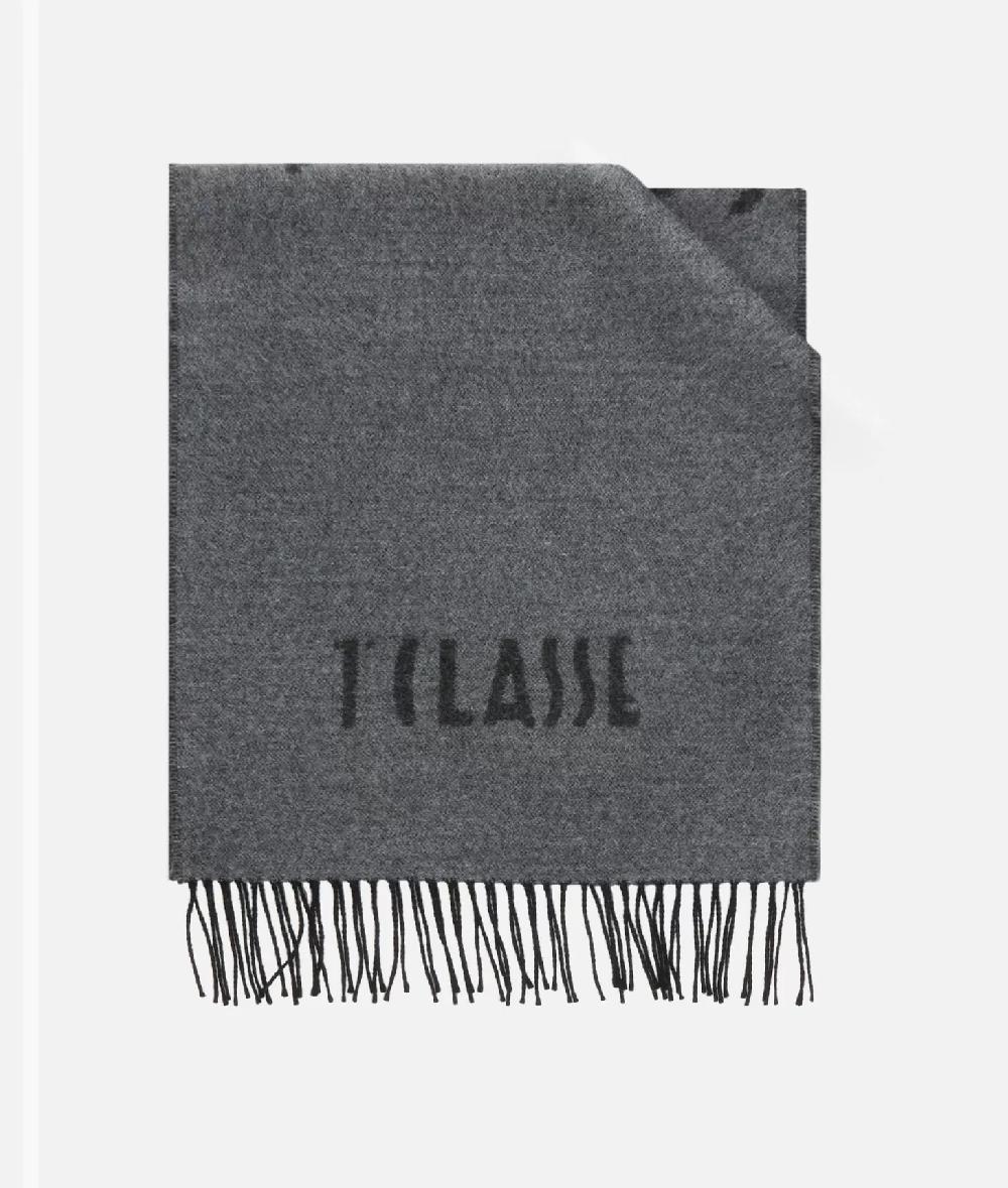 Alviero martini 1a classe Sciarpa Geo Pieno 40x180 Grigio Medio