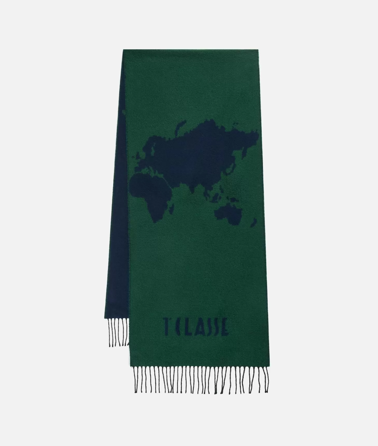 Alviero Martini 1a Classe Sciarpa Geo Pieno 40x180 Petrolio