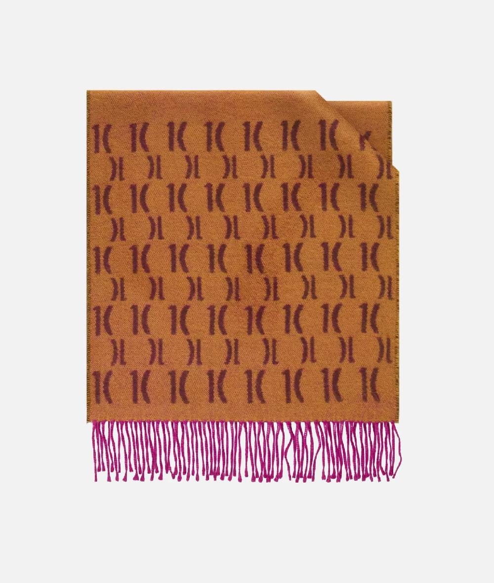 Alviero martini 1a classe Sciarpa Geo Pieno con loghi 1C 40x180 Cammello