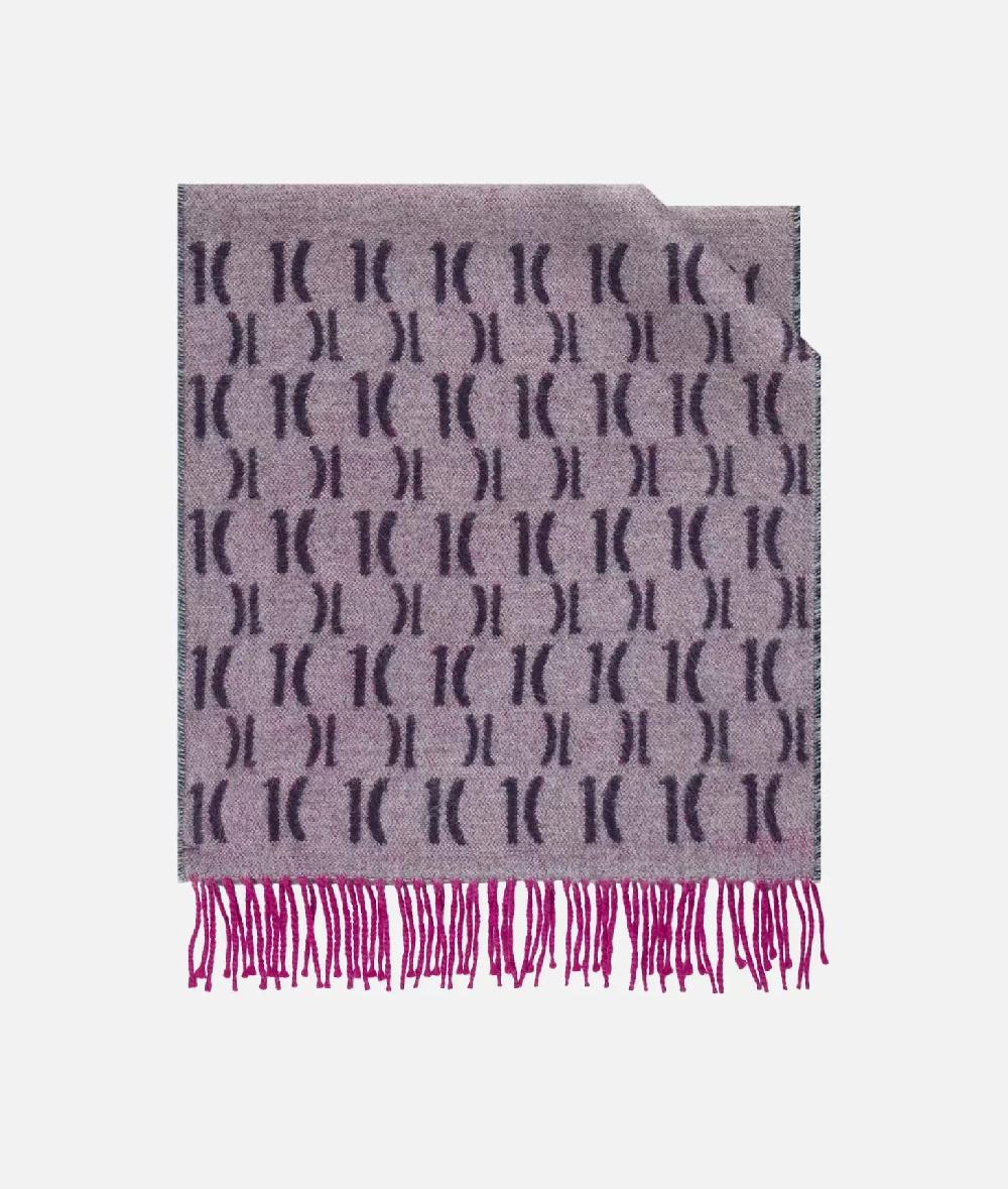 Alviero martini 1a classe Sciarpa Geo Pieno con loghi 1C 40x180 Grigio Medio