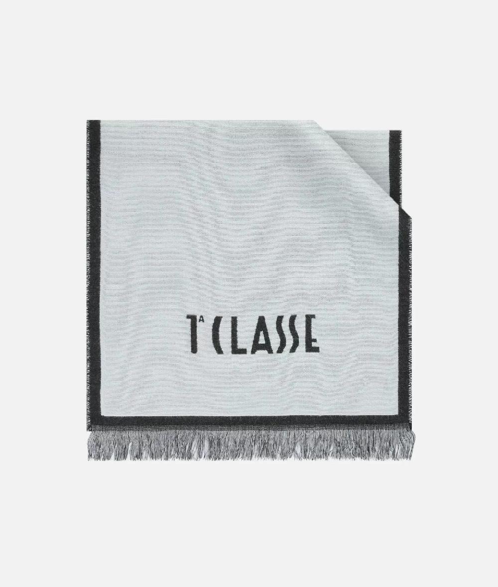 Alviero martini 1a classe Sciarpa Geo Pieno cornice 40x180 Grigio Medio