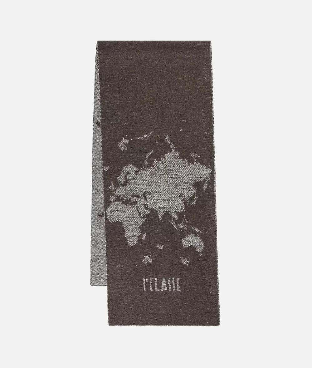 Alviero Martini 1a Classe Sciarpa Geo Pieno Trama 35x180 Crema