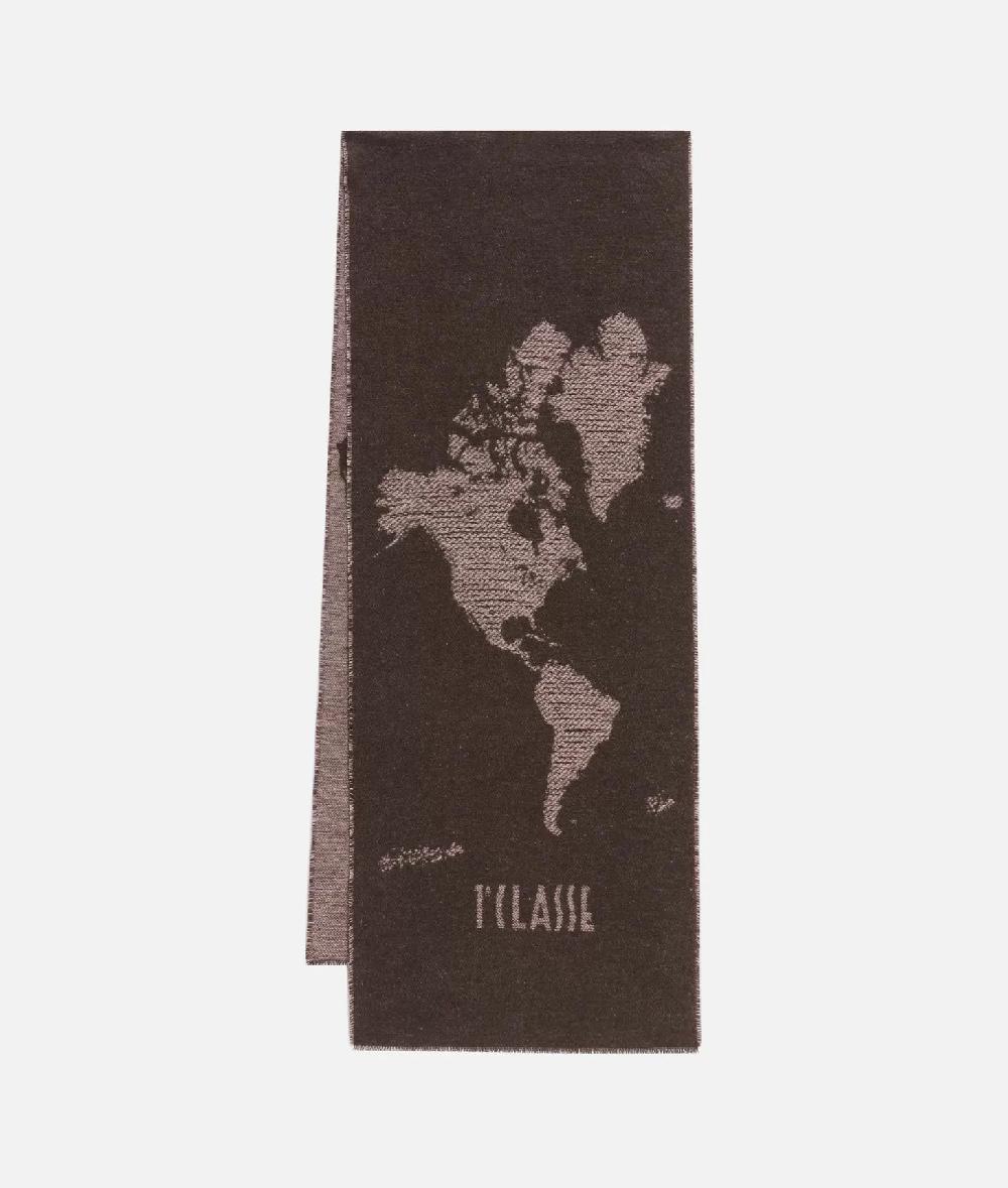 Alviero Martini 1a Classe Sciarpa Geo Pieno Trama 35x180 Rosa Antico