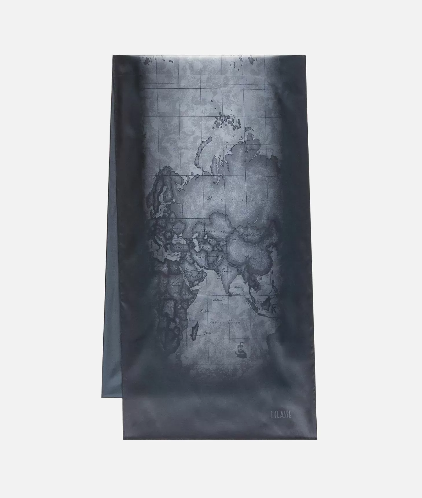 Alviero Martini 1a Classe Sciarpa Geo Sfumato 45x170 Nera