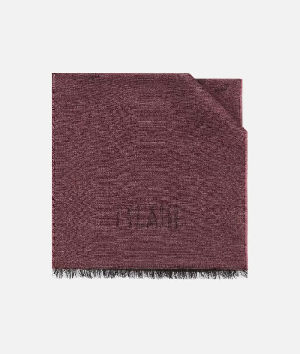 Alviero martini 1a classe Sciarpone Geo Pieno in misto lana 45x185 Malva