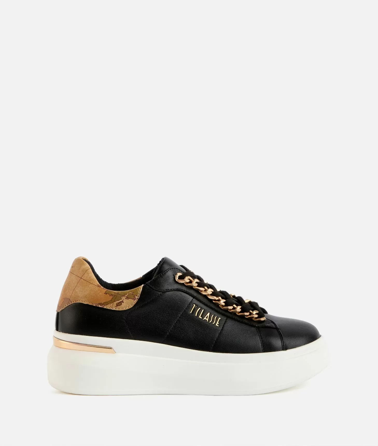 Alviero martini 1a classe Sneakers in eco nappa con dettaglio catena Nere