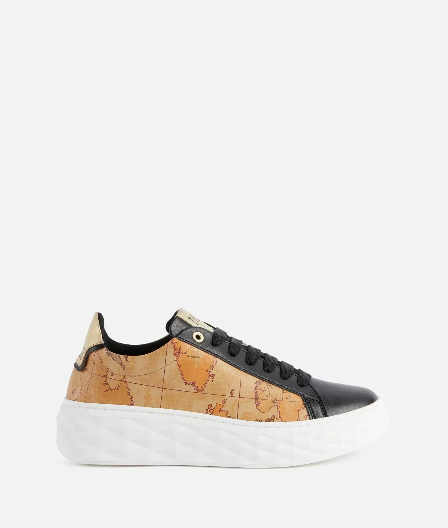 Alviero martini 1a classe Sneakers in eco nappa con lati Geo Classic Nere