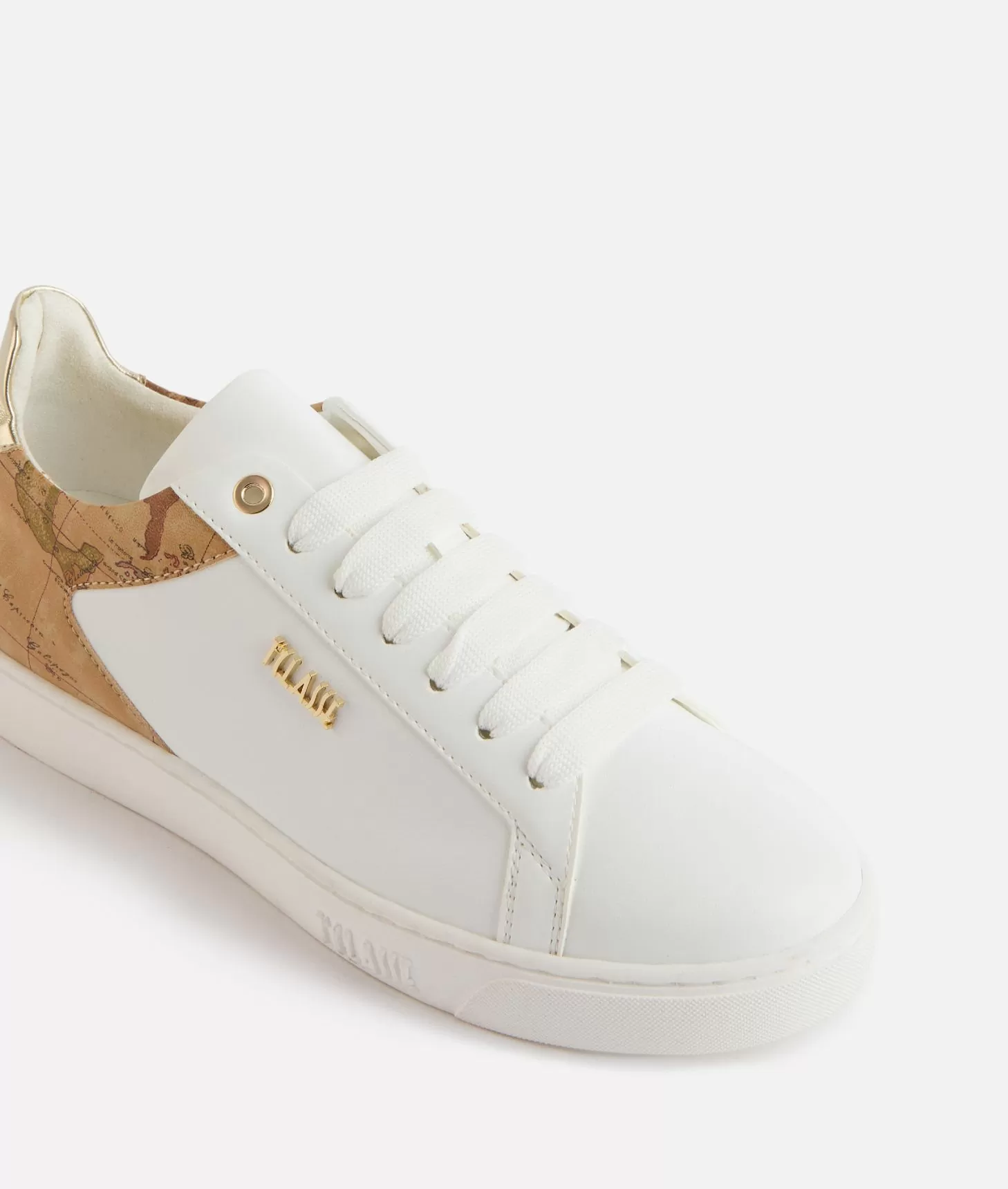 Alviero Martini 1a Classe Sneakers In Eco Nappa Con Logo 1ᴬ Classe Bianche
