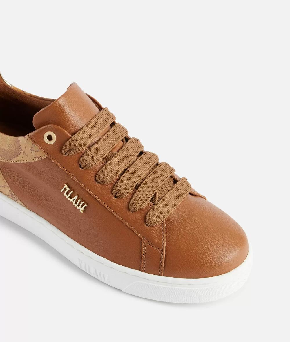 Alviero Martini 1a Classe Sneakers In Eco Nappa Con Logo 1ᴬ Classe Castagna
