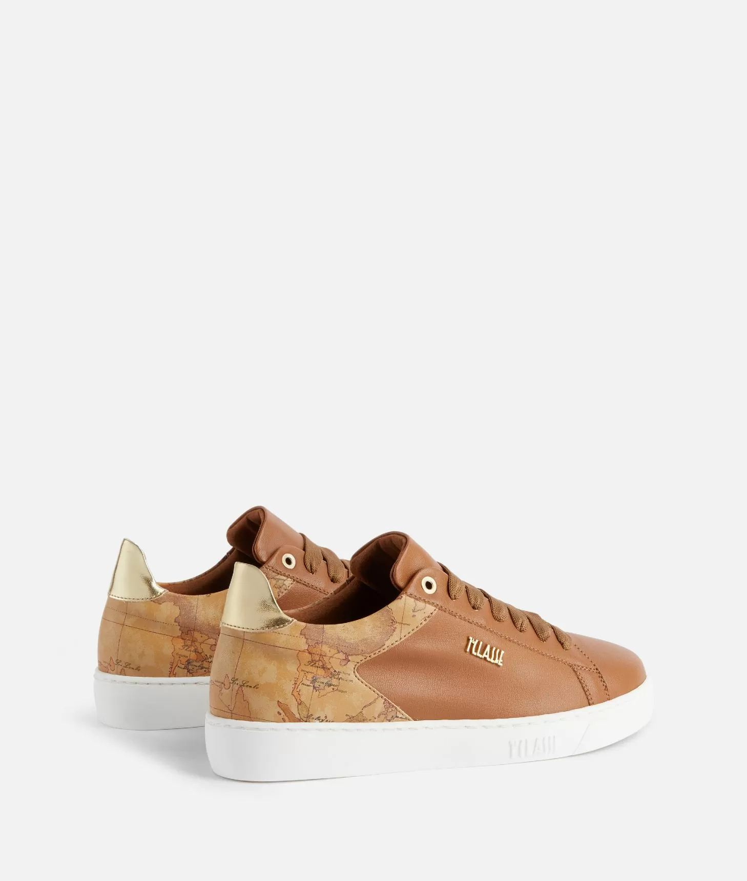 Alviero Martini 1a Classe Sneakers In Eco Nappa Con Logo 1ᴬ Classe Castagna